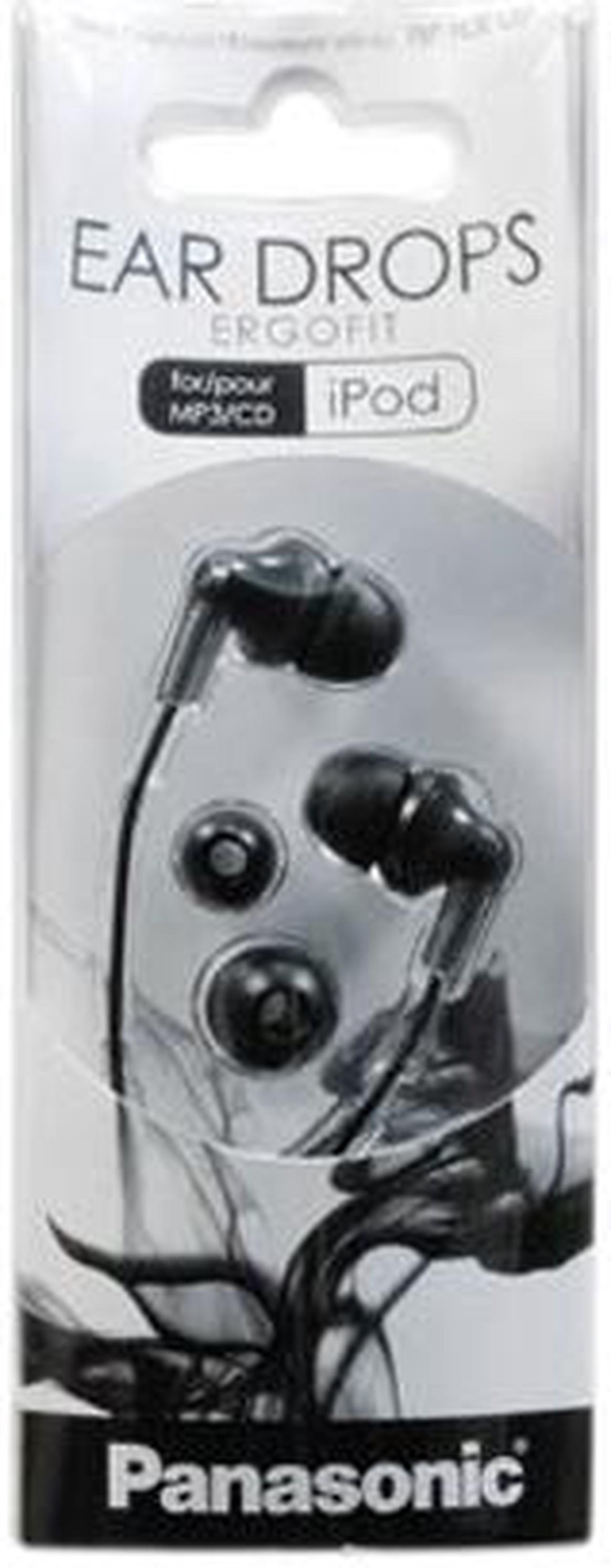 Alt view image 5 of 5 - Panasonic Black RP-HJE120-K Canal Earbud Headphone