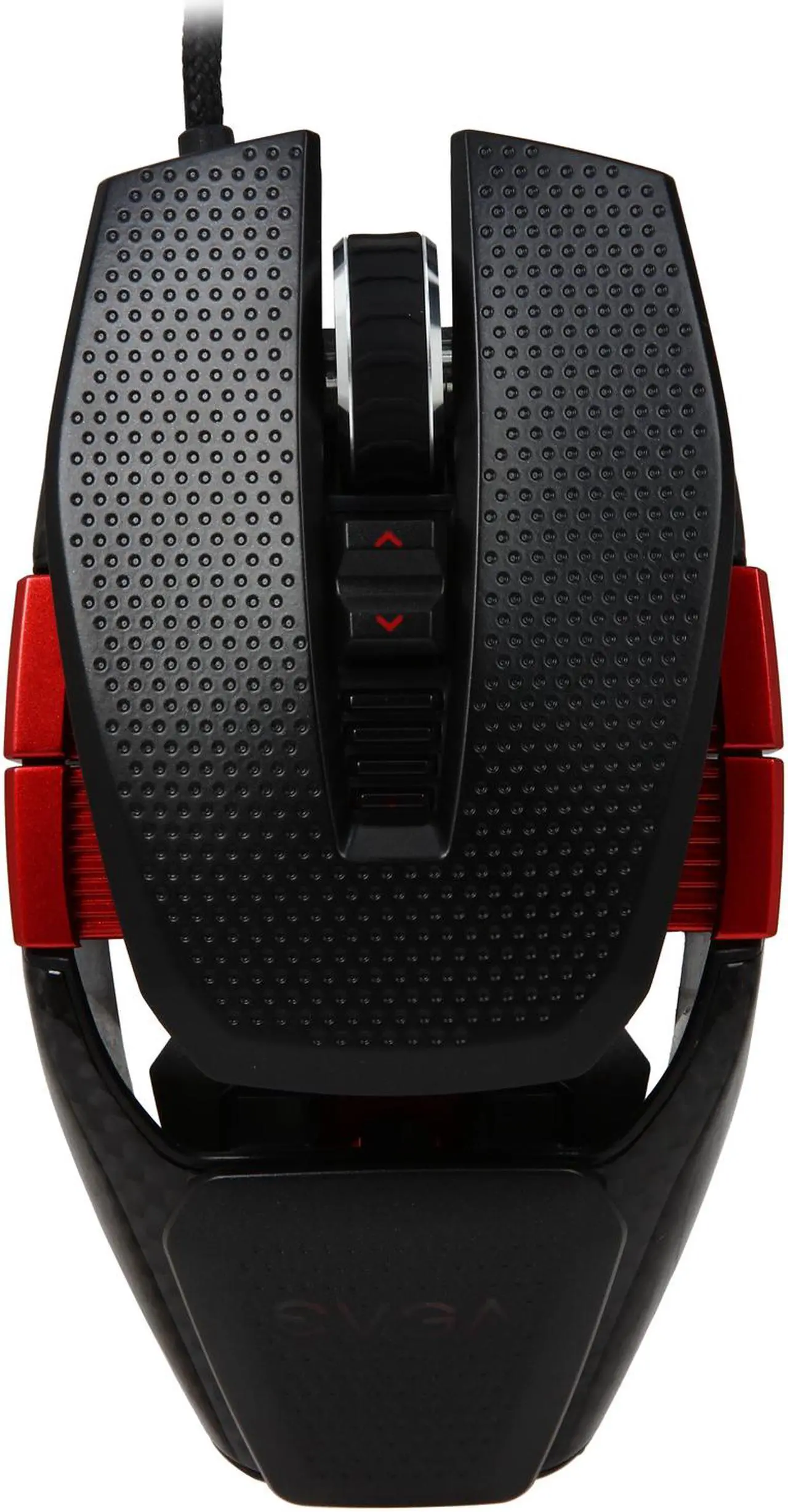 Alt view image 3 of 7 - EVGA TORQ X10 Carbon 901-X1-1102-KR Black 9 Buttons 1 x Wheel USB Wired Laser Gaming Mouse