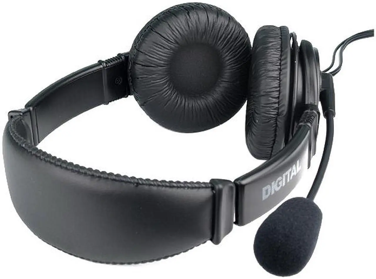 Alt view image 4 of 6 - Rosewill 2 x 3.5mm Connector Circumaural Multimedia Stereo Headset - RH-001
