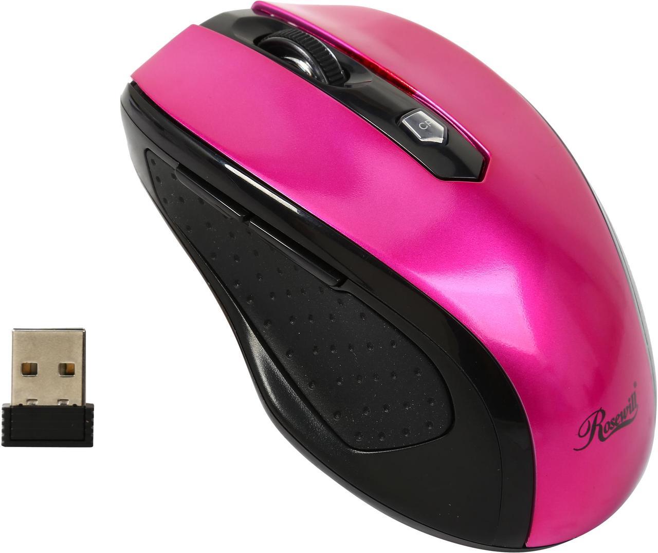 Rosewill Pink RF Wireless Optical Gaming Mouse - RM-7800PK