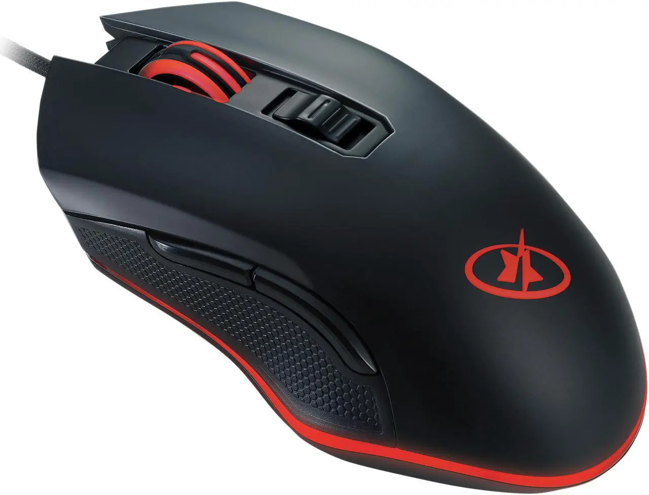 Alt view image 3 of 5 - Rosewill NEON M57- 4000 dpi RGB Backlit Optical Wired Gaming Mouse