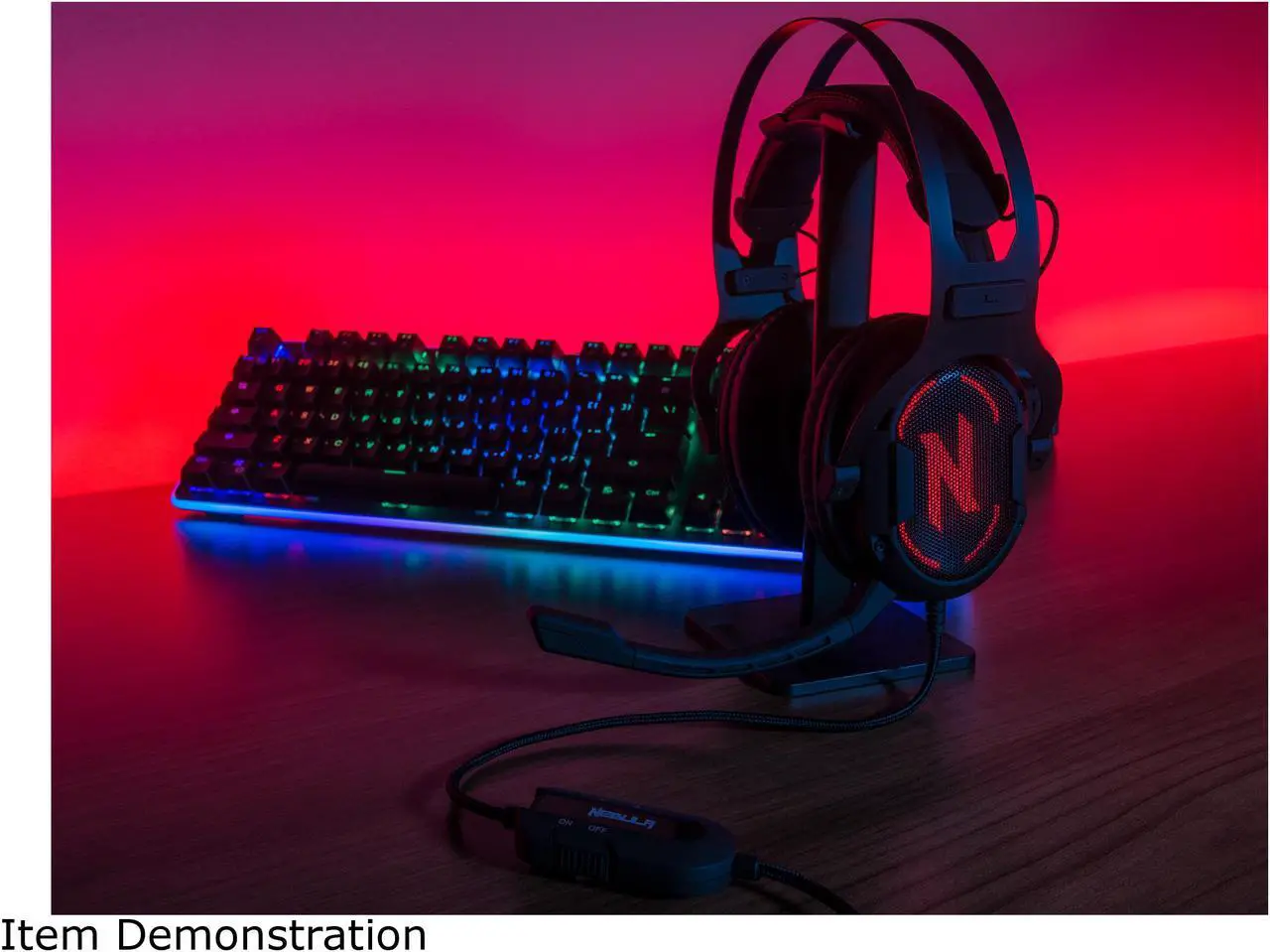 Alt view image 10 of 9 - Rosewill 7.1 Surround Sound Gaming Headset, RGB Noise Isolation Headphones, Memory Foam Ear Pads and Microphone - NEBULA GX60