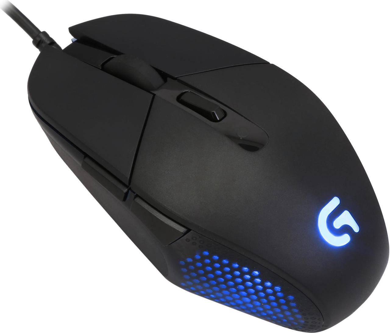 Main image of Logitech G302 Daedalus Prime Moba 910-004205 Black 6 Buttons 1 x Wheel USB Wired Delta Zero sensor Gaming Mouse