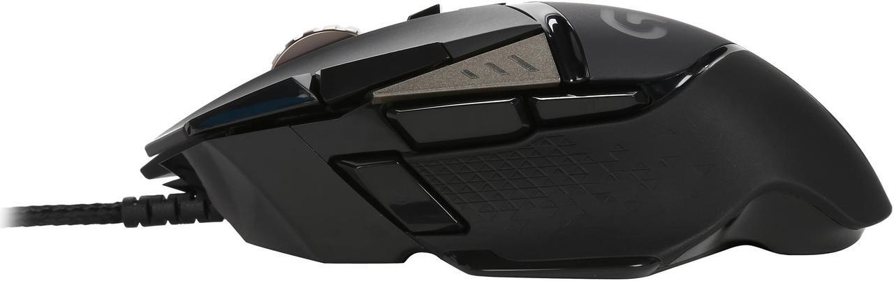 Alt view image 3 of 5 - Logitech G502 Proteus Spectrum RGB Tunable Gaming Mouse, 12,000 DPI On-The-Fly DPI Shifting, Personalized Weight and Balance Tuning with (5) 3.6g Weights, 11 Programmable Buttons