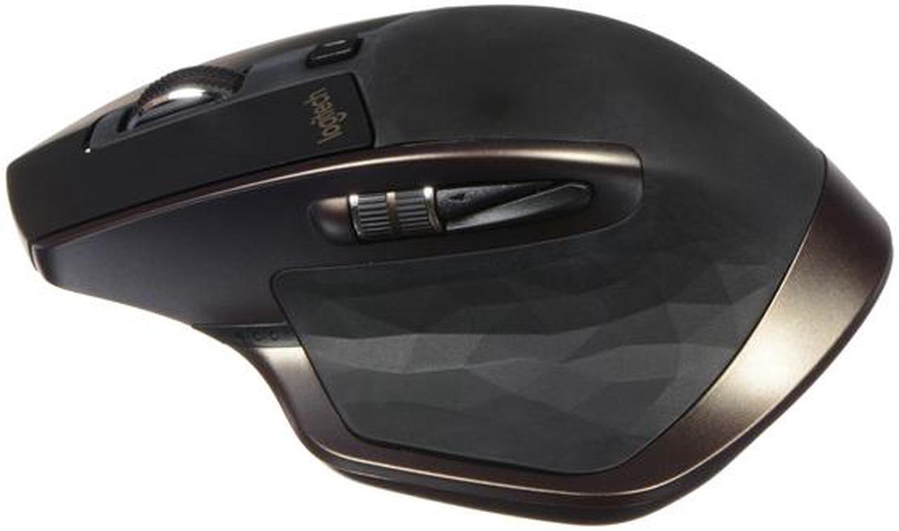 Alt view image 5 of 10 - Logitech MX Master Wireless Mouse – High-precision Sensor, Speed-Adaptive Scroll Wheel, Easy-Switch up to 3 Devices - Meteorite Black