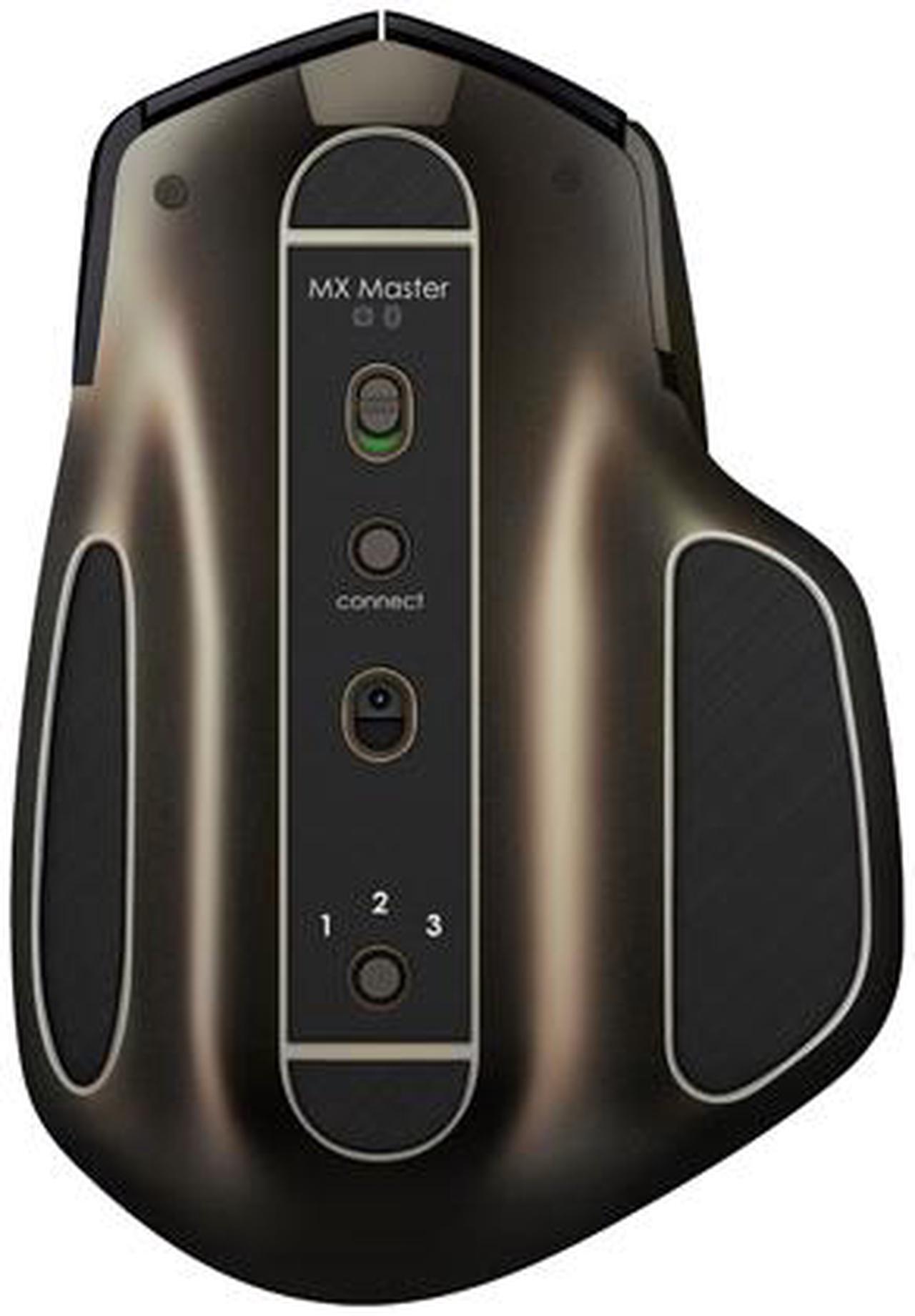 Alt view image 8 of 10 - Logitech MX Master Wireless Mouse – High-precision Sensor, Speed-Adaptive Scroll Wheel, Easy-Switch up to 3 Devices - Meteorite Black