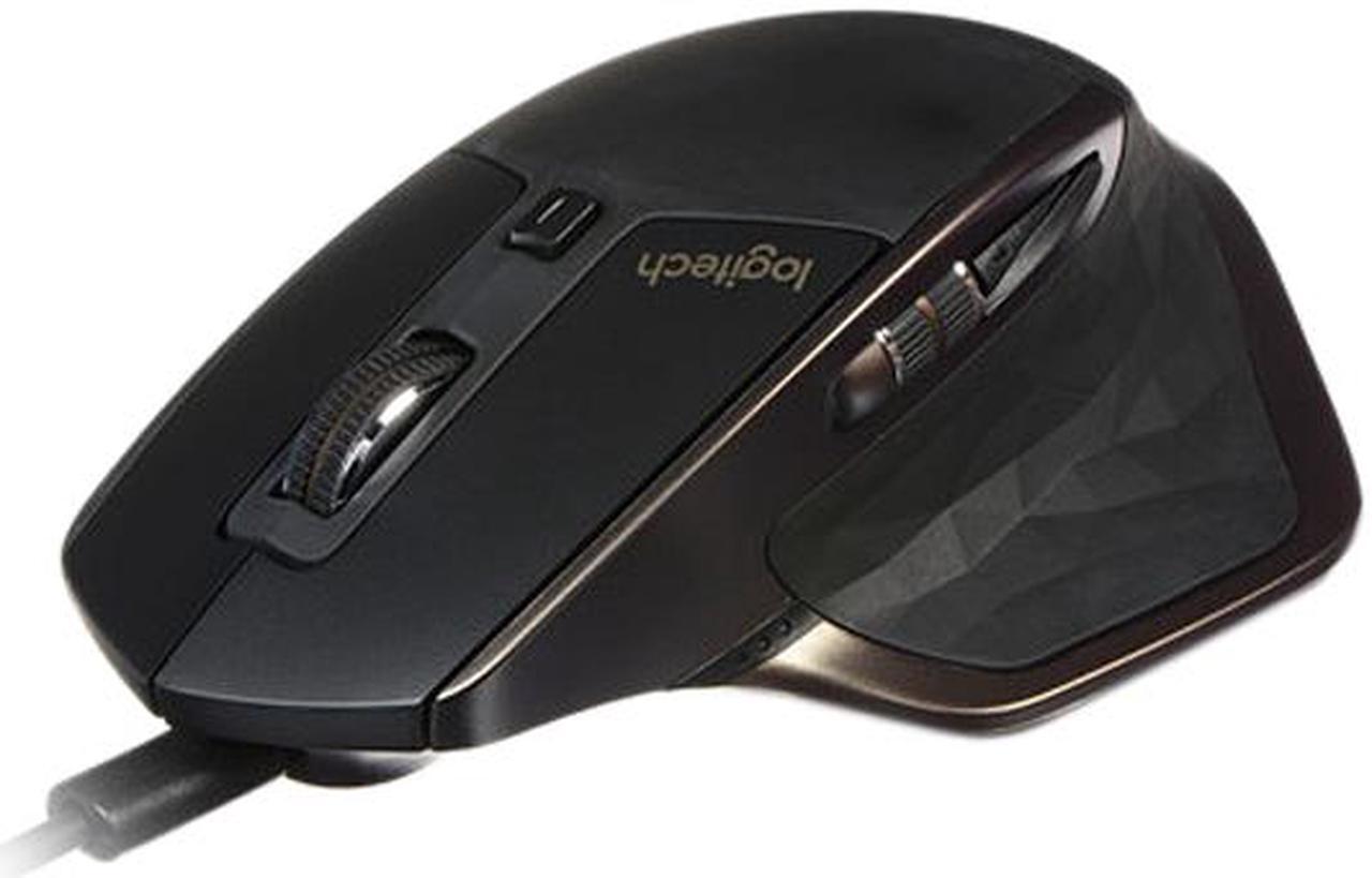 Alt view image 10 of 10 - Logitech MX Master Wireless Mouse – High-precision Sensor, Speed-Adaptive Scroll Wheel, Easy-Switch up to 3 Devices - Meteorite Black