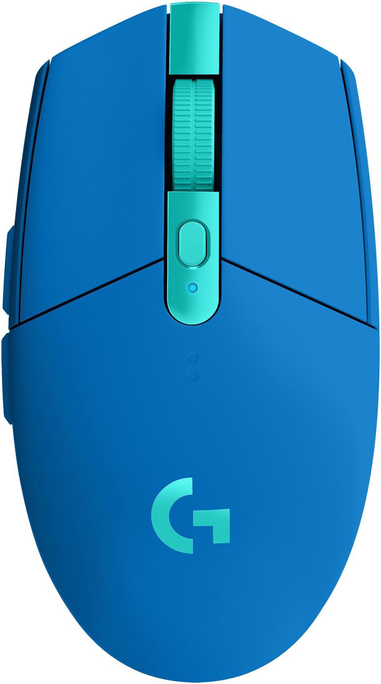 Logitech G305 LIGHTSPEED Wireless Gaming Mouse, Hero 12K Sensor, 12,000 DPI, Lightweight, 6 Programmable Buttons, 250h Battery Life, On-Board Memory, PC/Mac - Blue