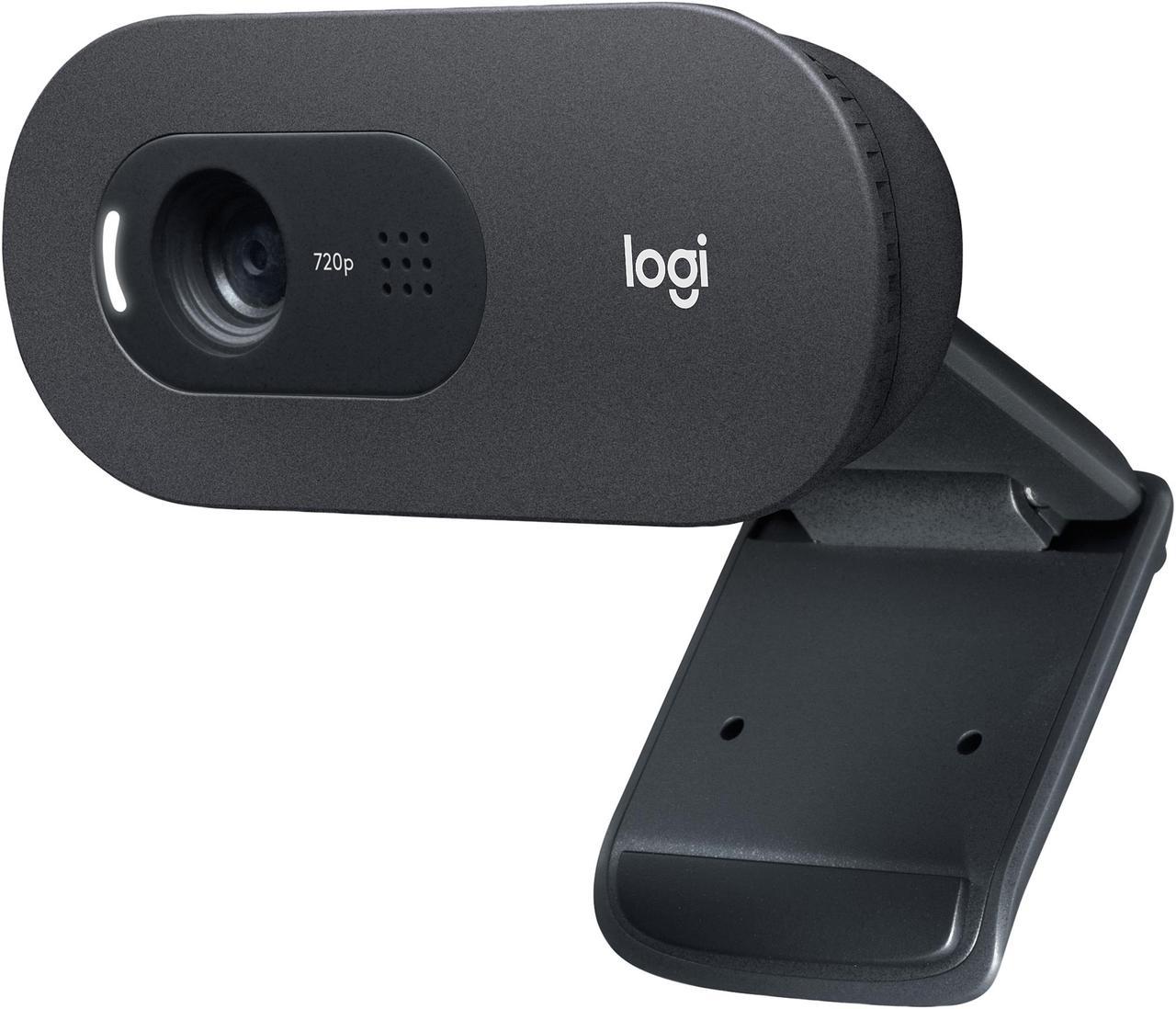 Logitech C505 Webcam - 720p HD External USB Camera for Desktop or Laptop with Long-Range Microphone, Compatible with PC or Mac