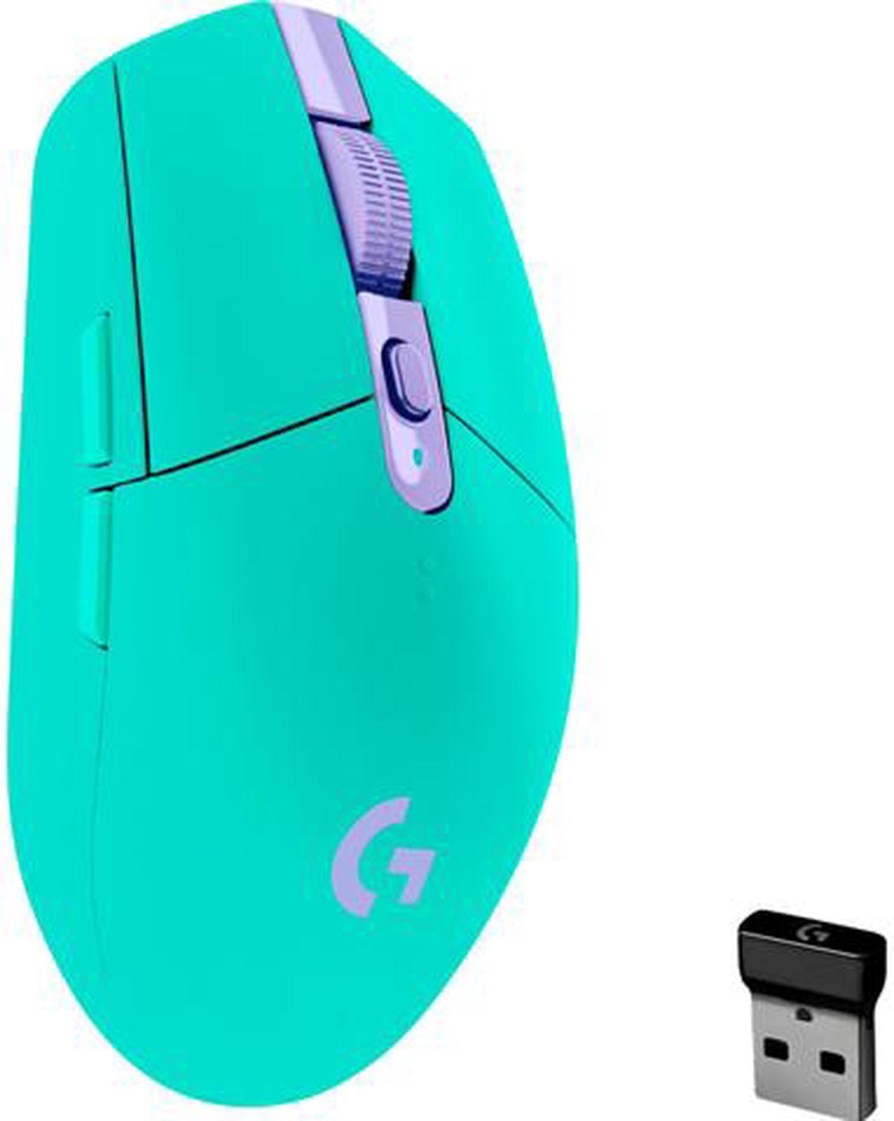 Logitech G305 LIGHTSPEED Wireless Gaming Mouse, Hero 12K Sensor, 12,000 DPI, Lightweight, 6 Programmable Buttons, 250h Battery Life, On-Board Memory, PC/Mac - Mint