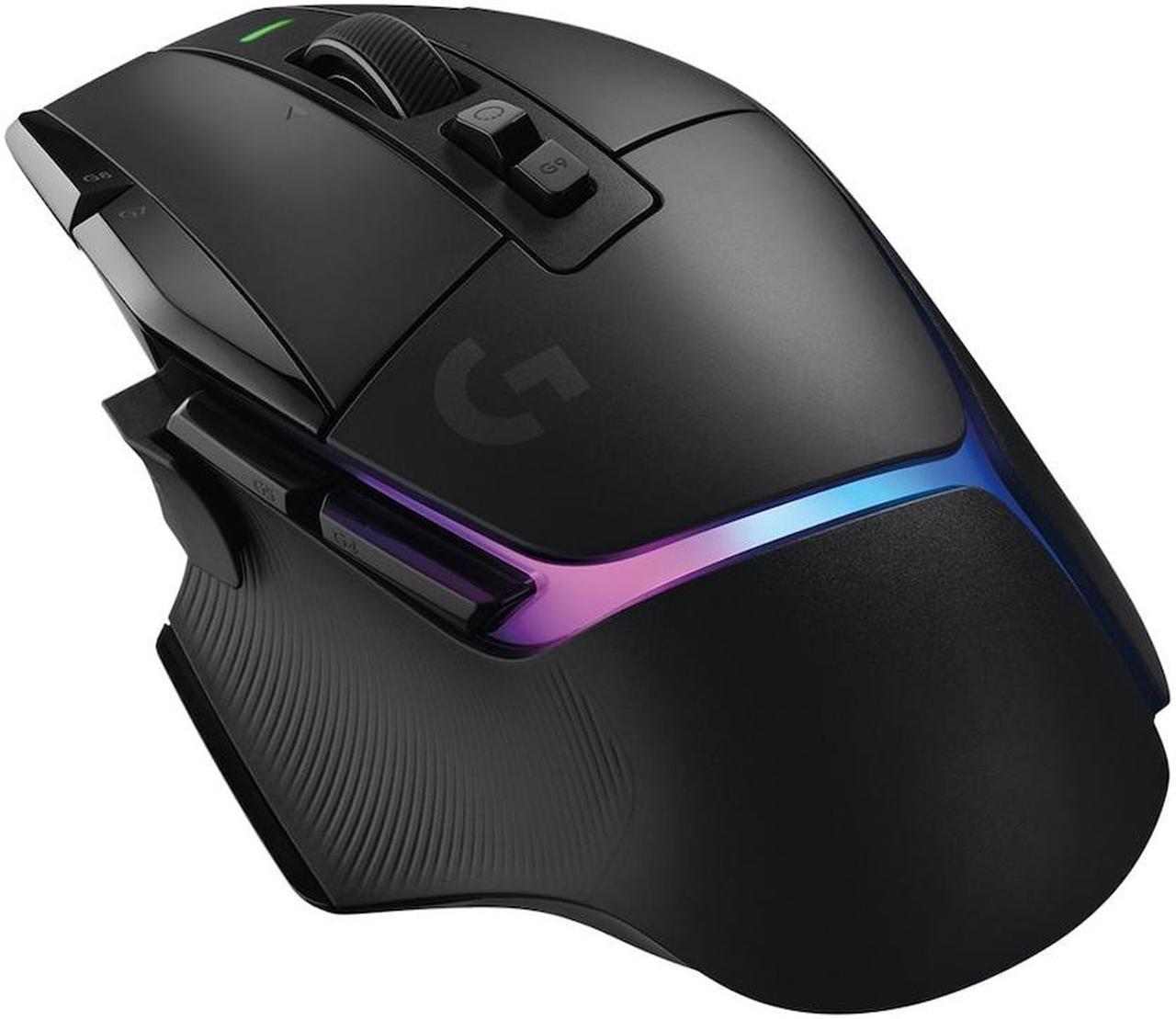 Logitech G502 X PLUS LIGHTSPEED Wireless RGB Gaming Mouse - Optical mouse with LIGHTFORCE hybrid switches, LIGHTSYNC RGB, HERO 25K gaming sensor, compatible with PC - macOS/Windows - Black