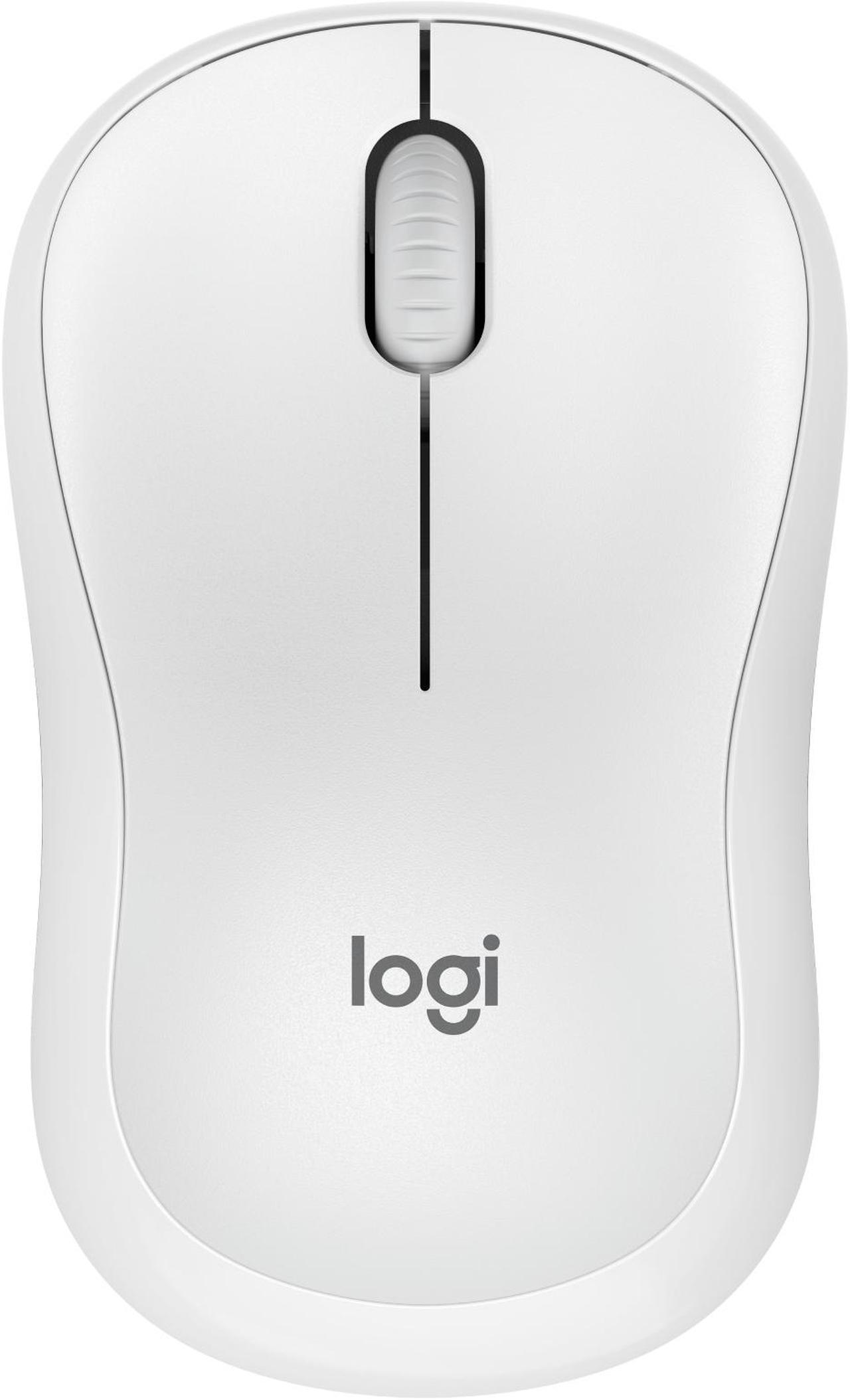 Logitech M240 Silent Bluetooth Mouse, Wireless, Compact, Portable, Smooth Tracking, 18-Month Battery, for Windows, macOS, ChromeOS, Compatible with PC, Mac, Laptop, Tablets (Off-white)