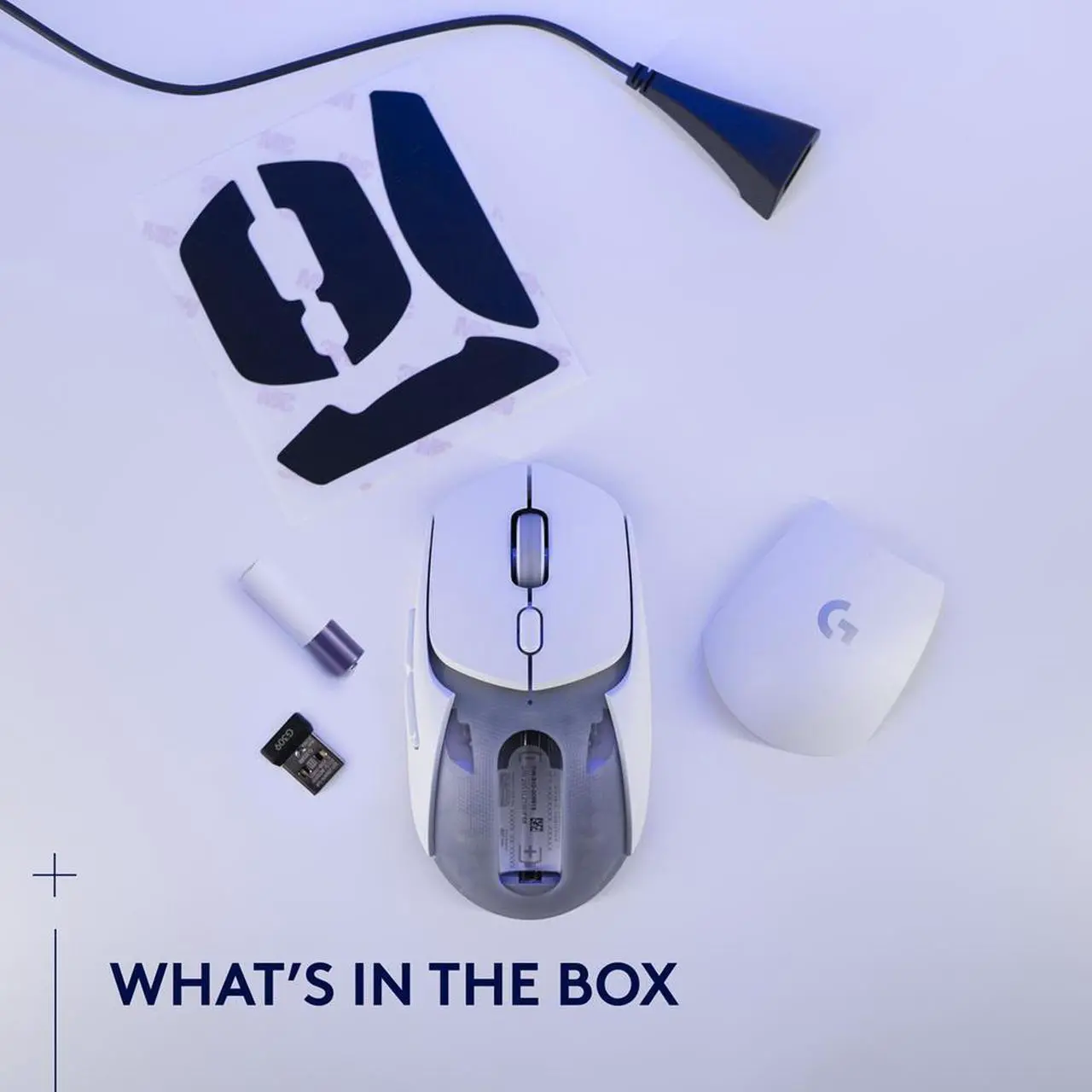 Alt view image 9 of 9 - Logitech G309 LIGHTSPEED Wireless Gaming Mouse, Lightweight, LIGHTFORCE Hybrid Switches, HERO 25K Sensor, 300+ Hour Battery Life With AA Battery, 6 Programmable Buttons, PC & Mac - White