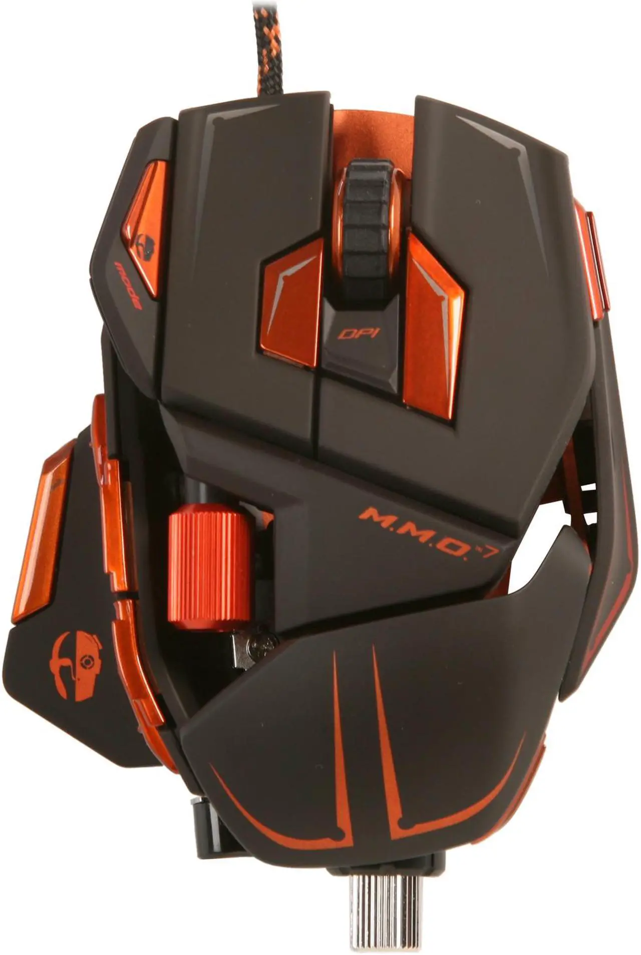 Alt view image 2 of 6 - M.M.O. 7 Gaming Mouse Cyborg CCB437130002/04/1 Black 13 Buttons 1 x Wheel USB Wired Laser 6400 dpi