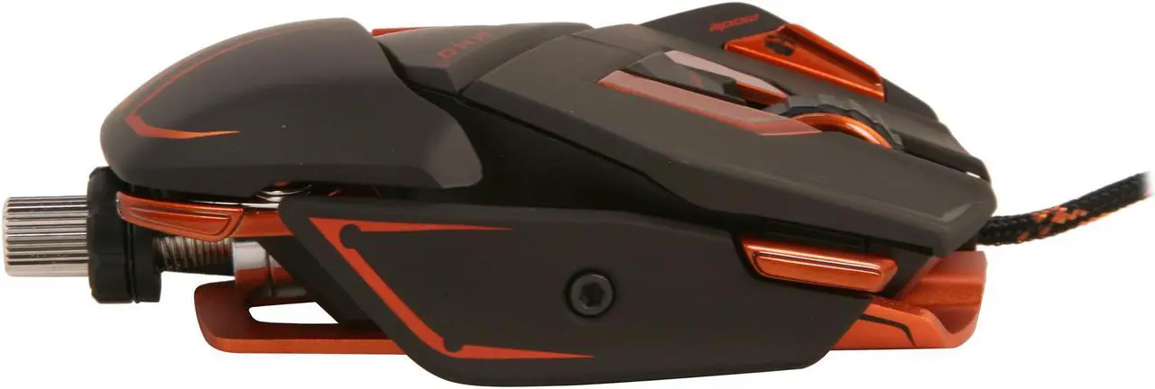 Alt view image 5 of 6 - M.M.O. 7 Gaming Mouse Cyborg CCB437130002/04/1 Black 13 Buttons 1 x Wheel USB Wired Laser 6400 dpi