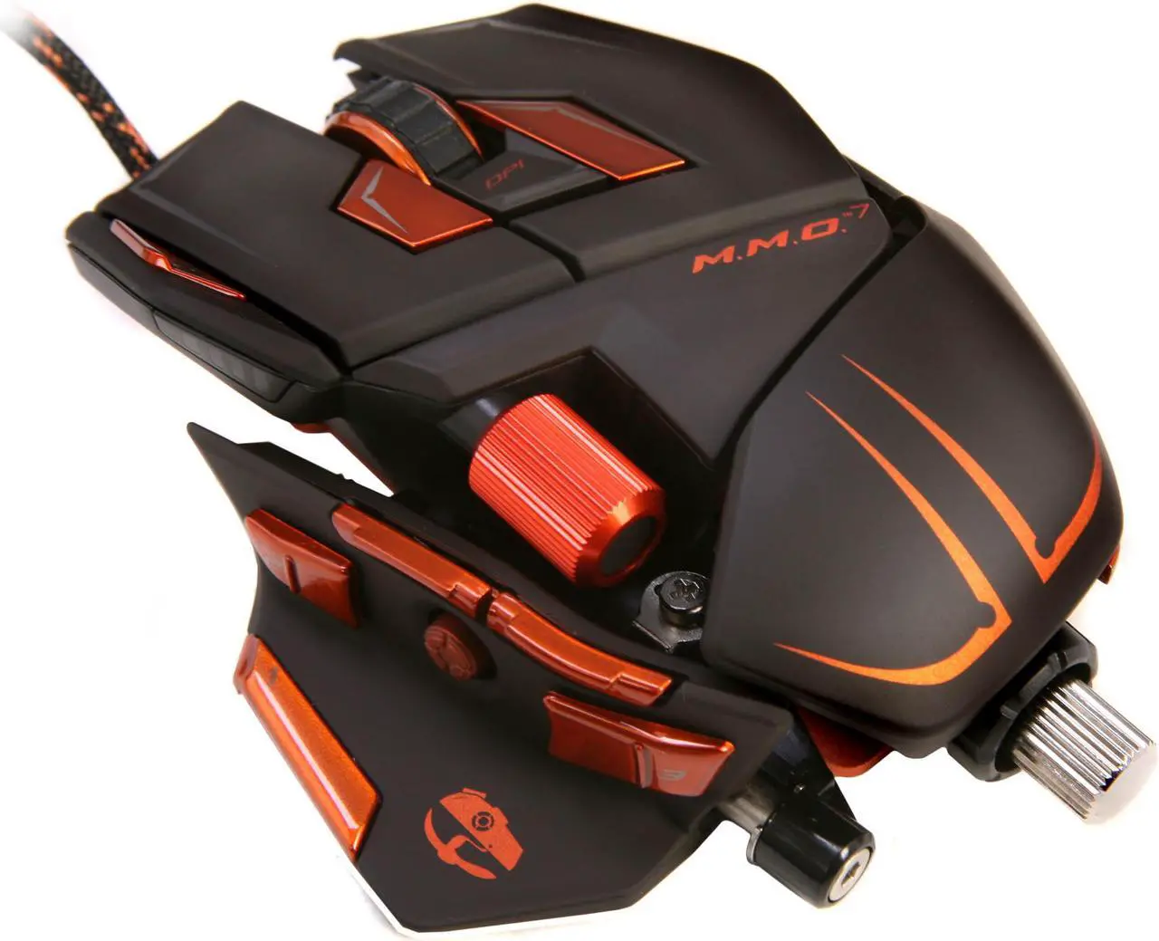 Main image of M.M.O. 7 Gaming Mouse Cyborg CCB437130002/04/1 Black 13 Buttons 1 x Wheel USB Wired Laser 6400 dpi