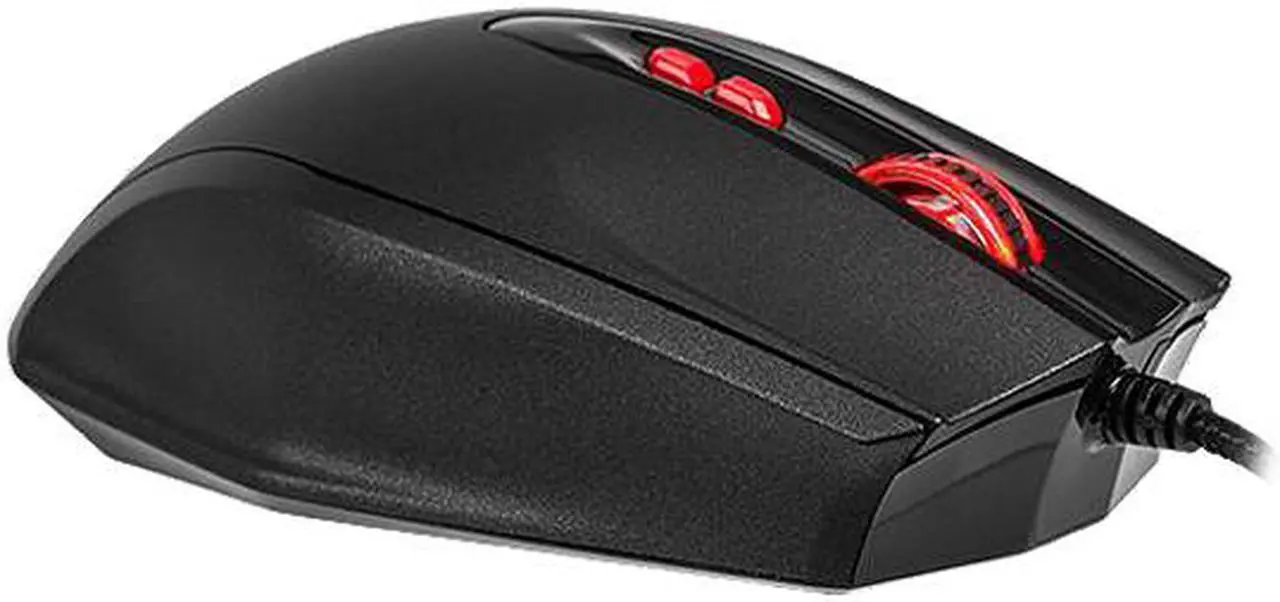 Alt view image 2 of 6 - Tt eSPORTS Black FP MO-BKV-WDLGBK-01 Black 7 Buttons 1 x Wheel USB Wired Laser 5700 dpi Fingerprint Mouse