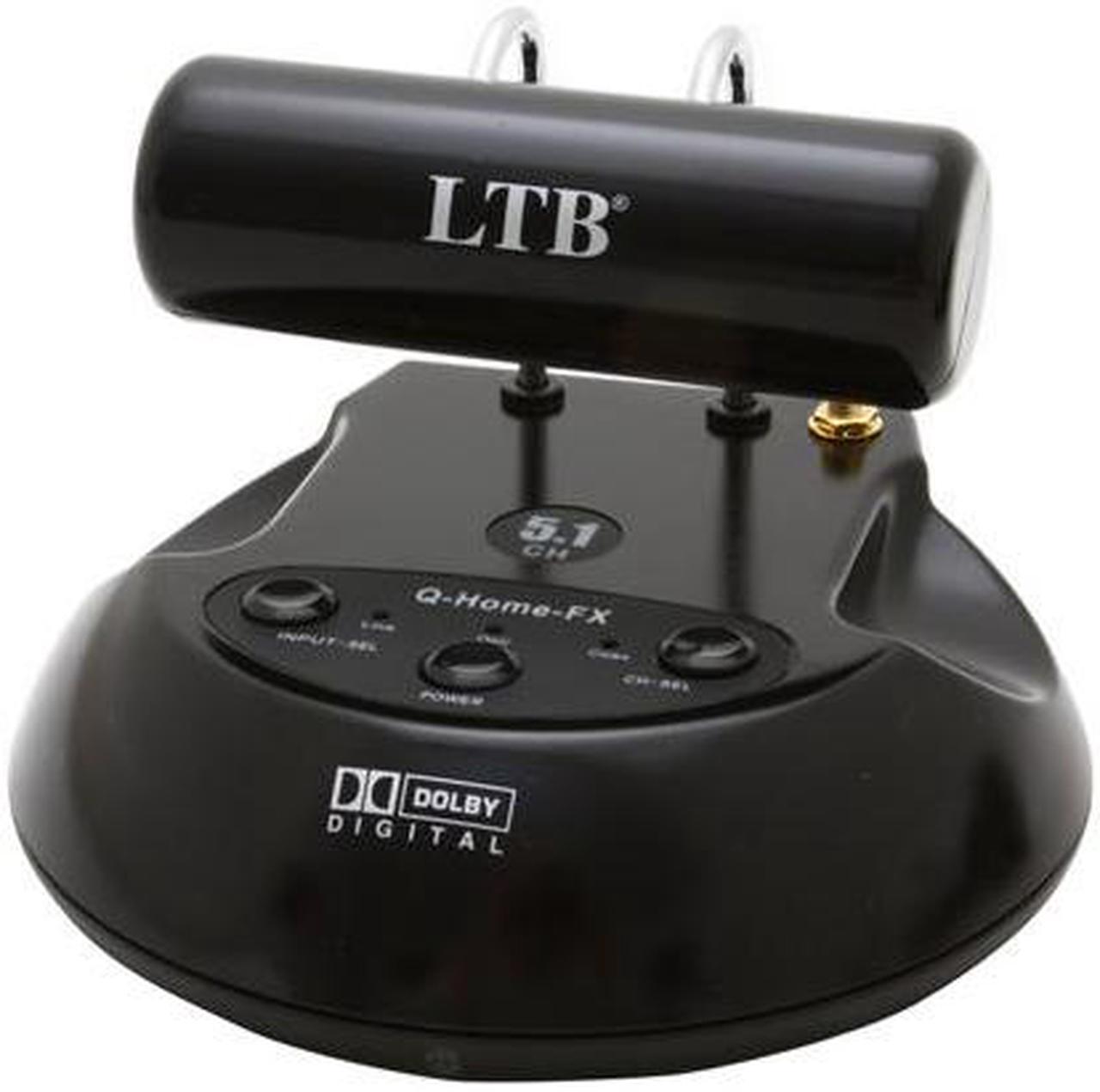Alt view image 7 of 12 - LTB Q-Home-FX Circumaural 2.4GHz Dolby Digital & Digital Stereo Wireless Headphone