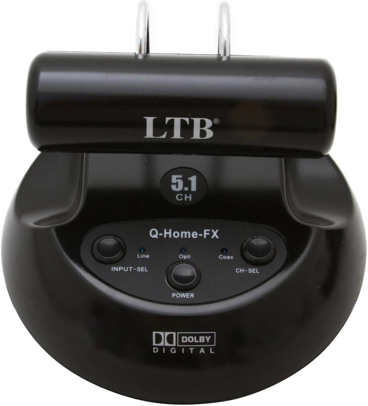Alt view image 8 of 12 - LTB Q-Home-FX Circumaural 2.4GHz Dolby Digital & Digital Stereo Wireless Headphone