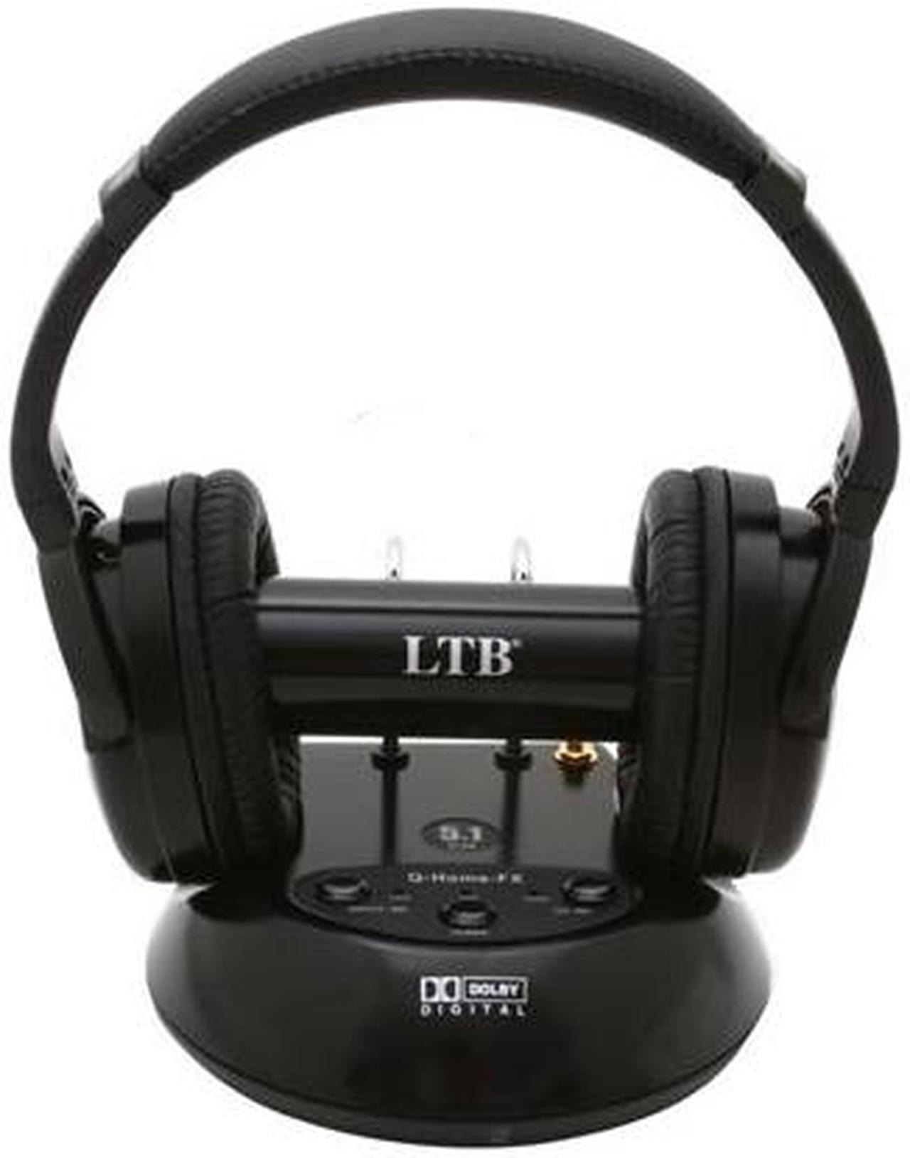 Alt view image 9 of 12 - LTB Q-Home-FX Circumaural 2.4GHz Dolby Digital & Digital Stereo Wireless Headphone