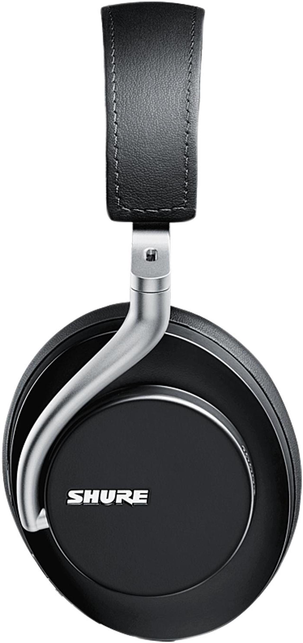 Alt view image 3 of 5 - Shure AONIC 50 (SBH2350-BK) Premium Wireless Noise Cancelling Headphones (Black)