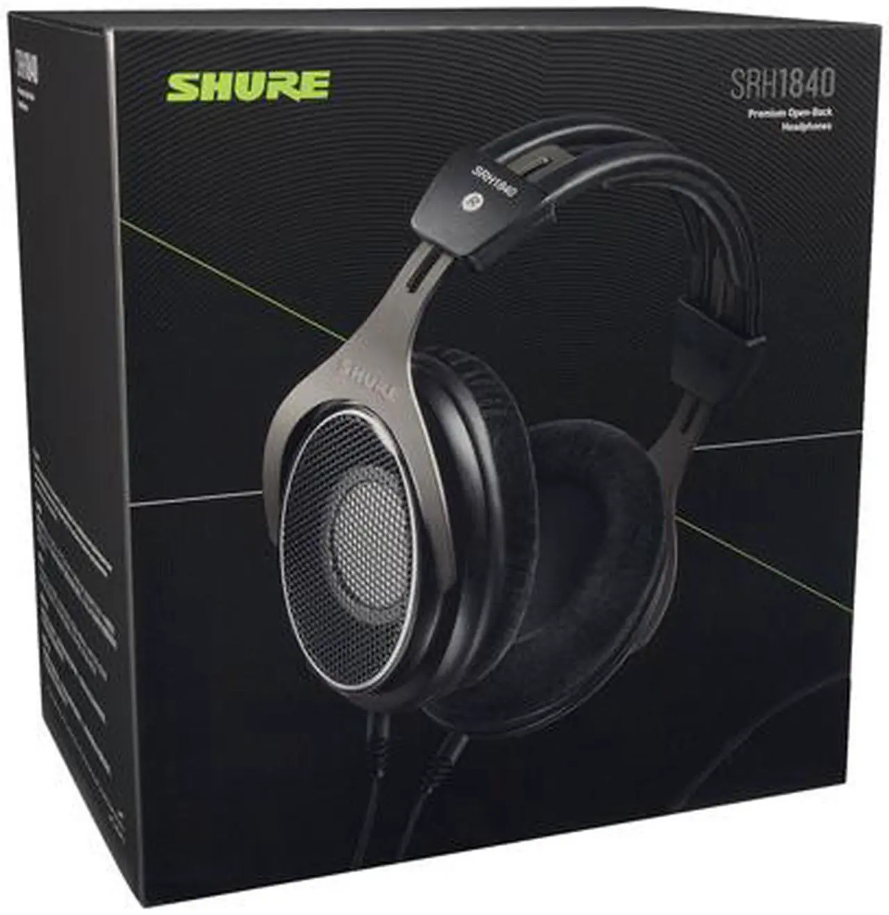 Alt view image 8 of 8 - Shure SRH1840 Premium Open-Back Headphones - Black
