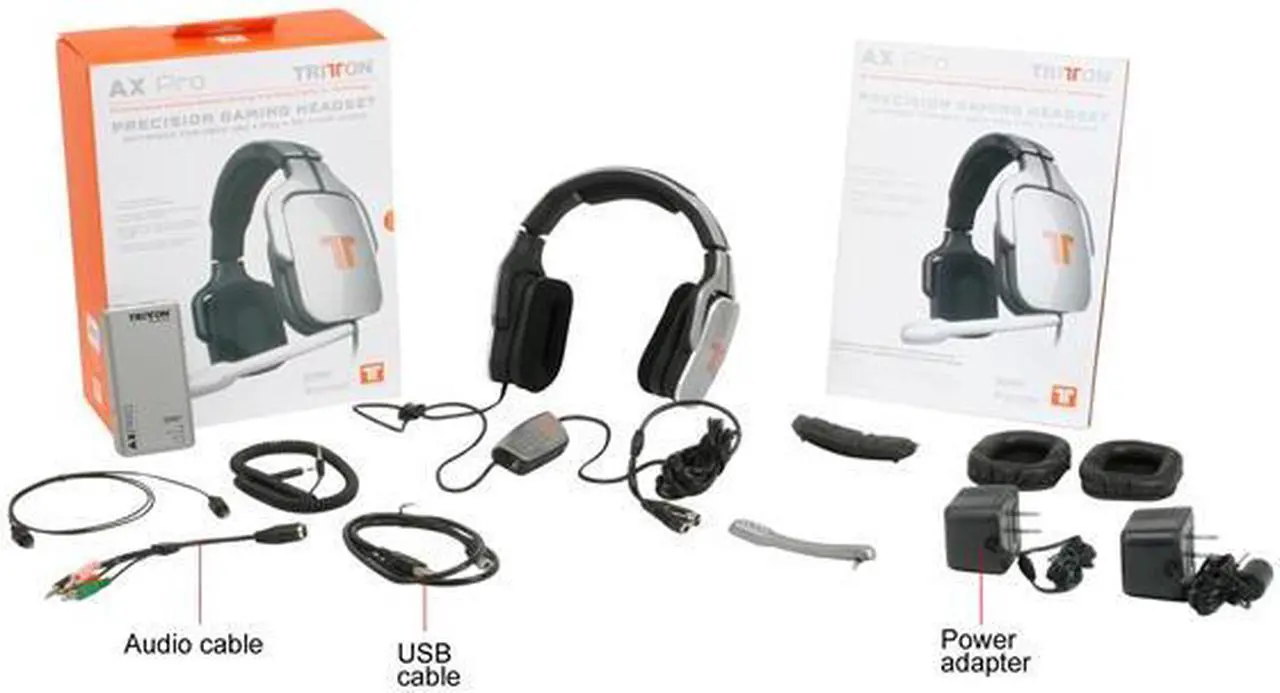 Alt view image 9 of 9 - TRITTON AX Pro Dolby Digital 5.1 True Surround Sound Headset With 8 Precision Speakers – XBOX/PS3/PC
