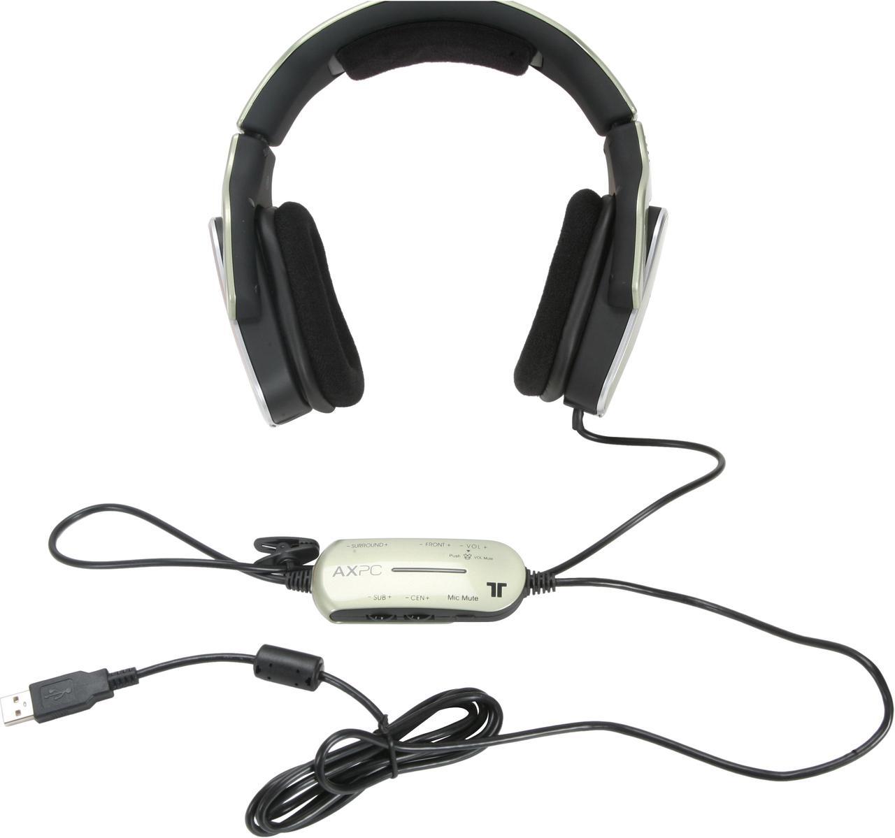Alt view image 5 of 10 - TRITTON AX PC Pro 5.1 True Surround Sound Headset, 8 Precision Speakers, Designed For PC – USB Input Only