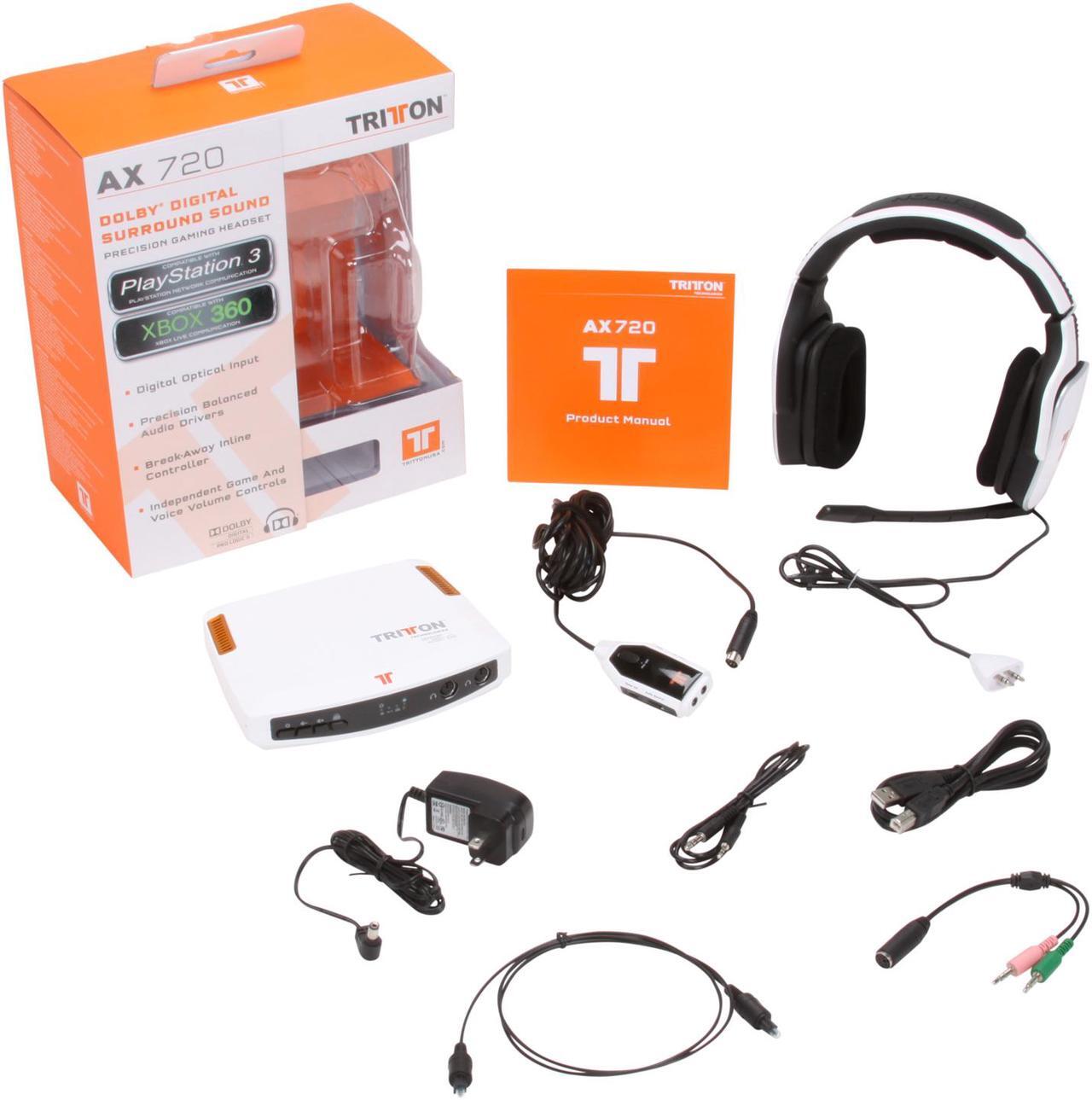 Alt view image 8 of 8 - Tritton AX720 Dolby Digital Surround Sound Headset