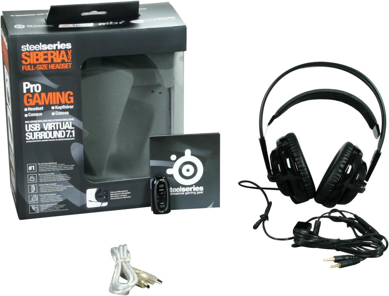 Alt view image 5 of 5 - SteelSeries Siberia v2 3.5mm Connector Circumaural Full-size Headset - Black