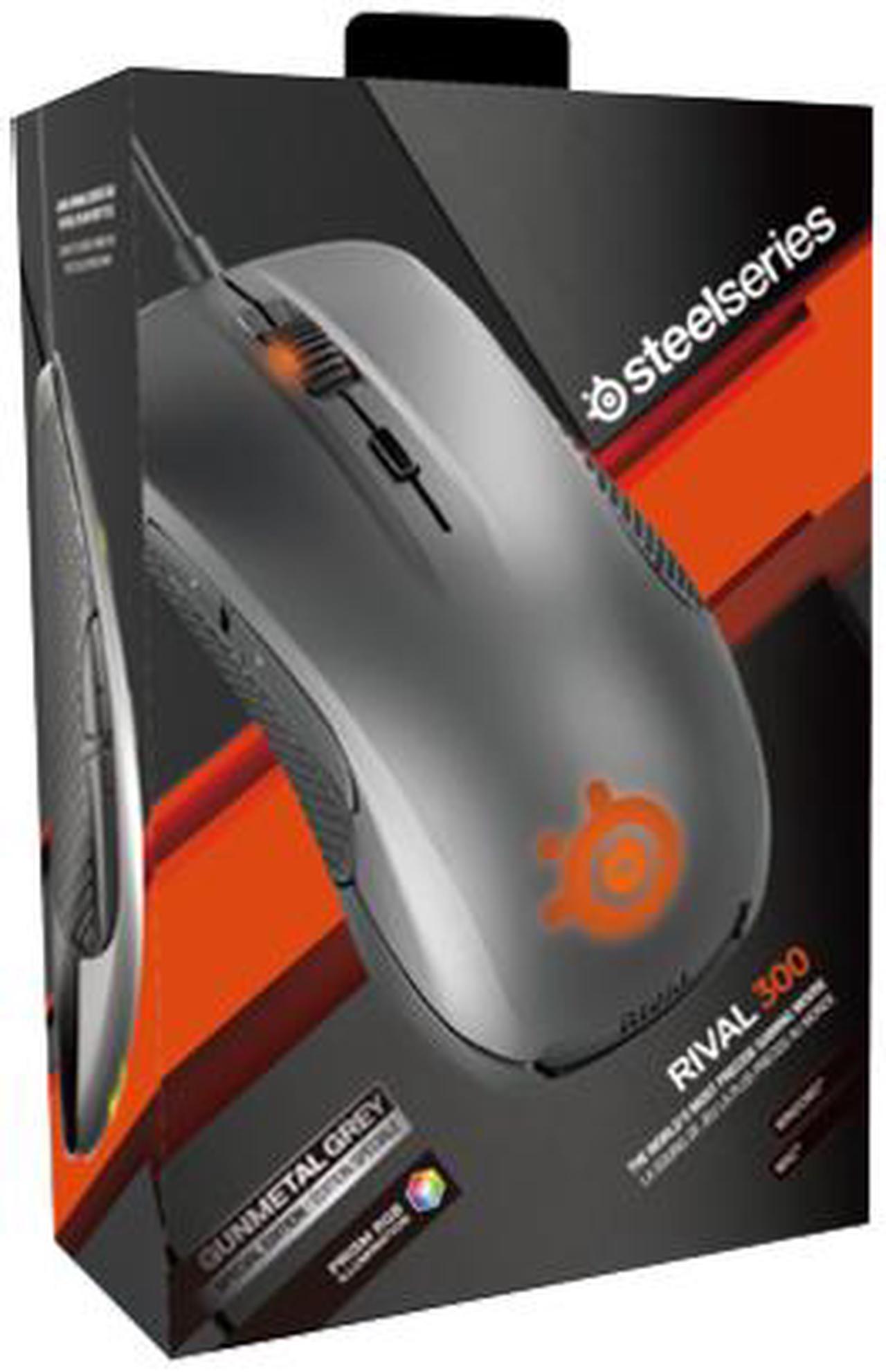 Alt view image 4 of 4 - SteelSeries Rival 300 Gaming Mouse - Gunmetal Gray