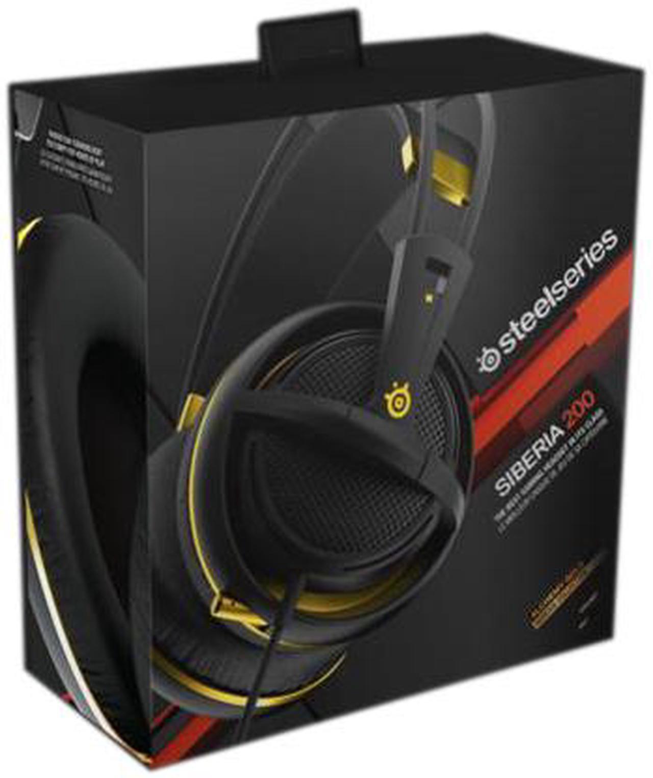 Alt view image 5 of 5 - SteelSeries Siberia 200 Gaming Headset – Alchemy Gold