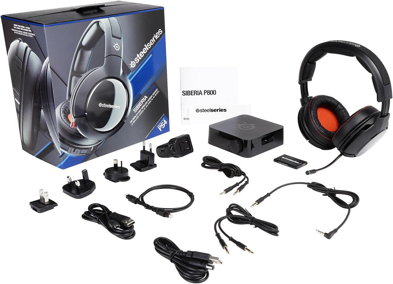Alt view image 15 of 14 - Siberia P800 Wireless Gaming Headset with Dolby 7.1 Surround Sound for PlayStation 4, Playstation 3
