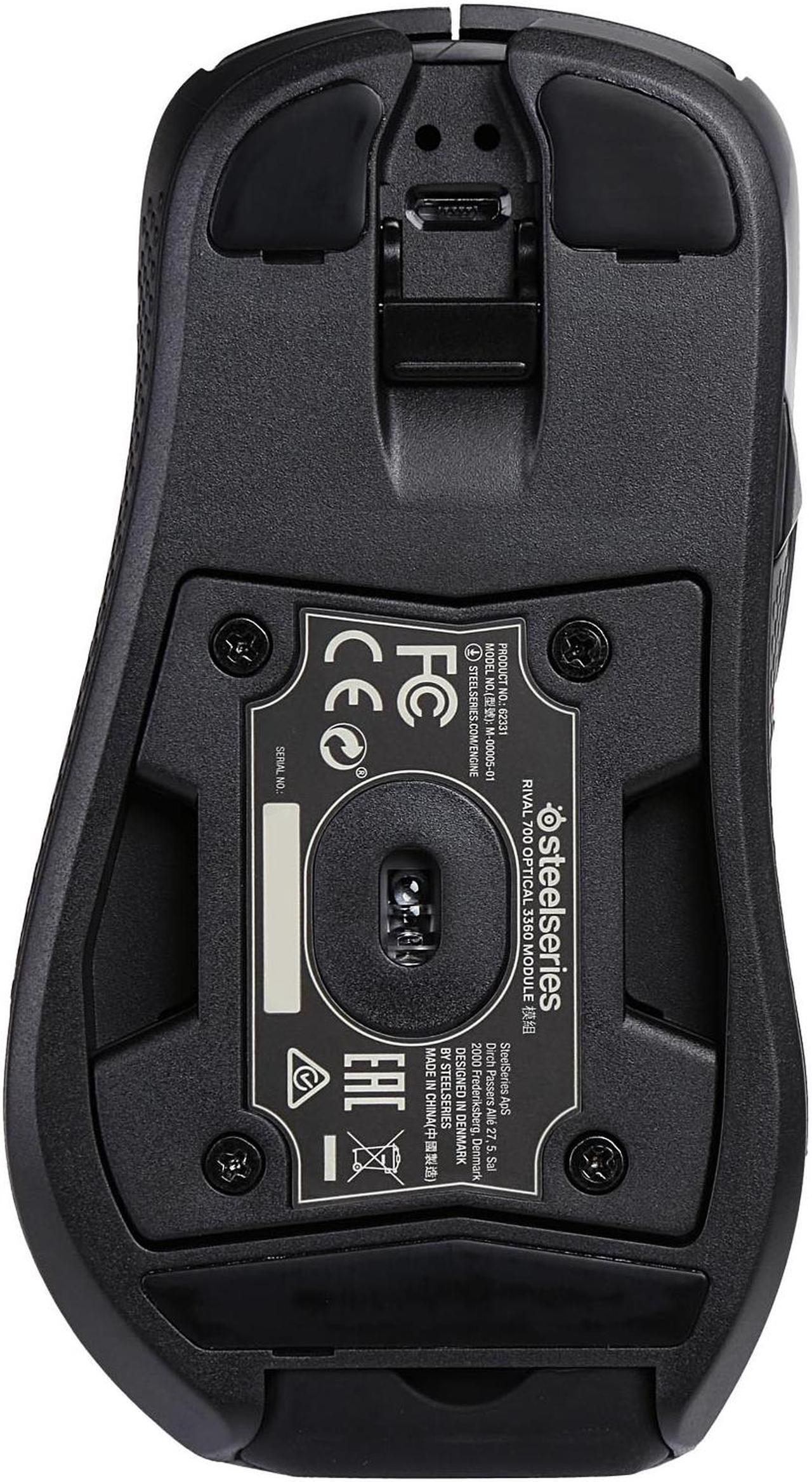 Alt view image 5 of 5 - SteelSeries Rival 700 Gaming Mouse, OLED Display, Tactile Alerts, 16000 CPI, Multicolor