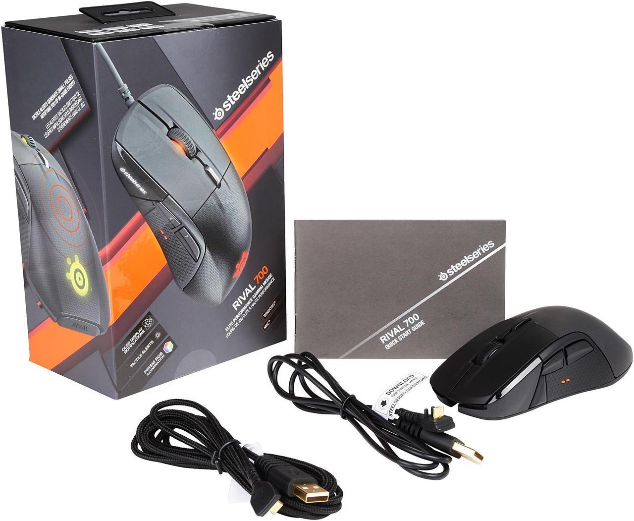 Alt view image 6 of 5 - SteelSeries Rival 700 Gaming Mouse, OLED Display, Tactile Alerts, 16000 CPI, Multicolor