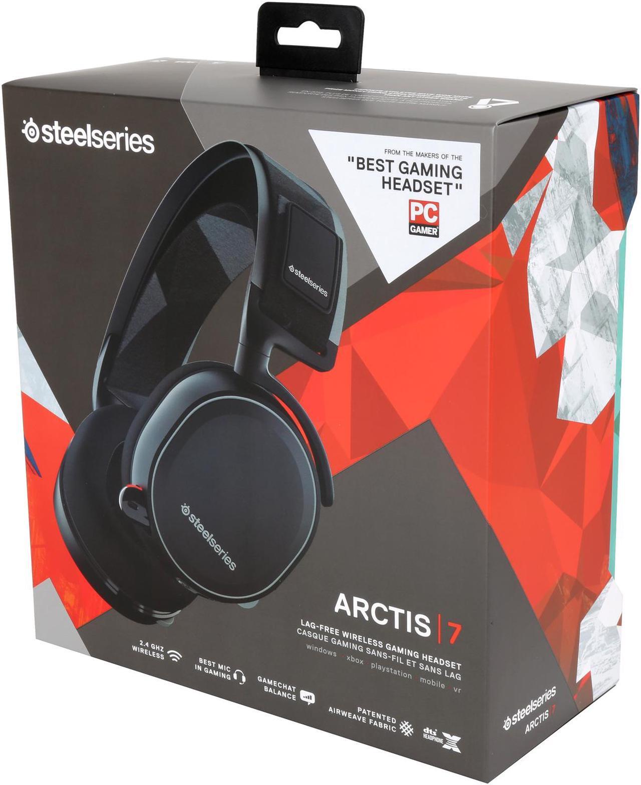 Alt view image 4 of 4 - SteelSeries Arctis 7 Wireless Gaming Headset with DTS Headphone:X 7.1 Surround for PC, PlayStation 4, VR, Mac and Wired for Xbox One, Android and iOS - Black