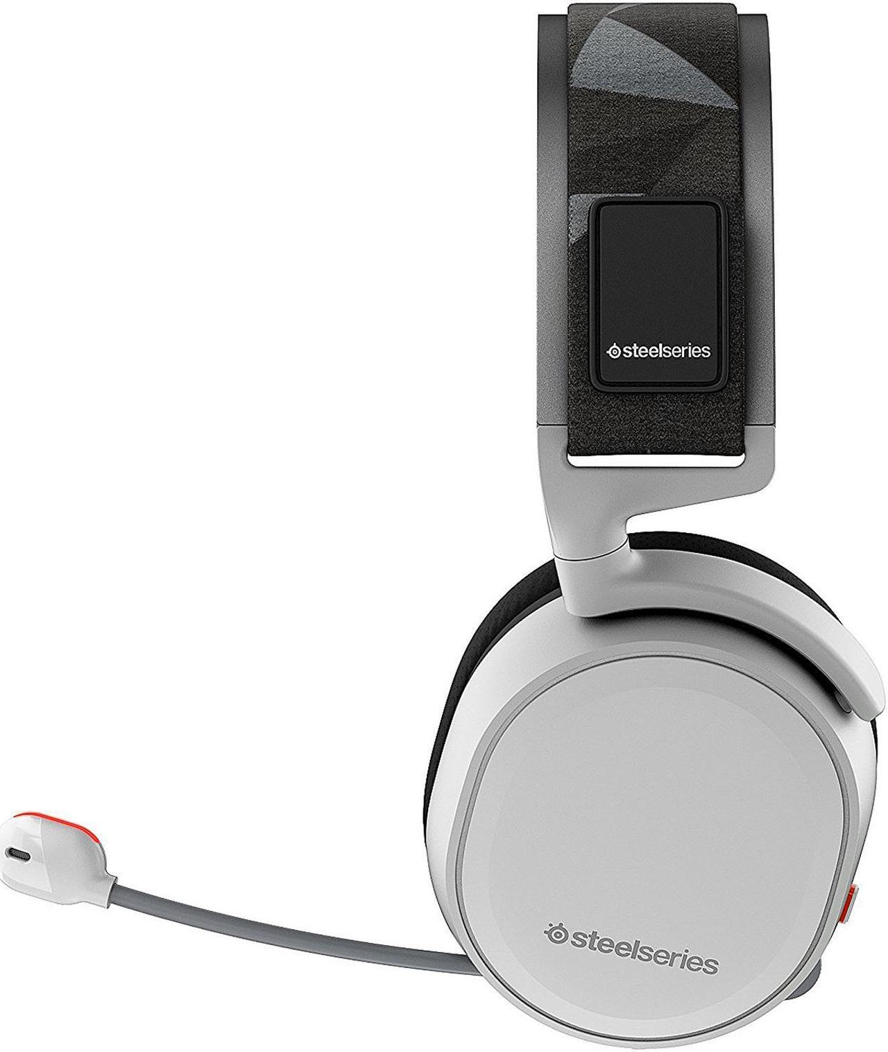 Alt view image 3 of 3 - SteelSeries Arctis 7 Wireless Gaming Headset with DTS Headphone:X 7.1 Surround for PC, PlayStation 4, VR, Mac and Wired for Xbox One, Android and iOS - White