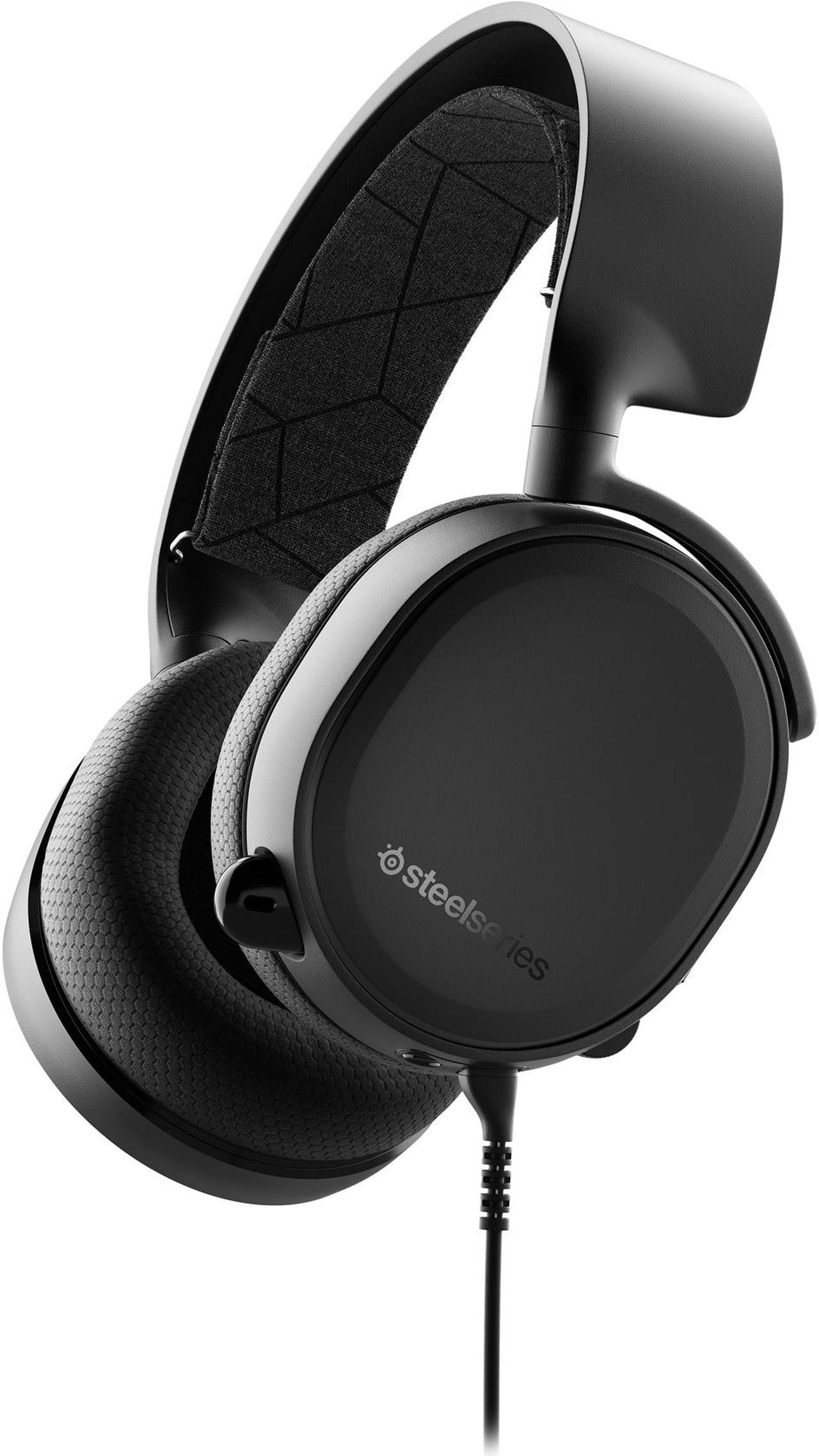 SteelSeries Arctis 3 - All-Platform Gaming Headset - for PC, PlayStation 5, Xbox One, Nintendo Switch - Black