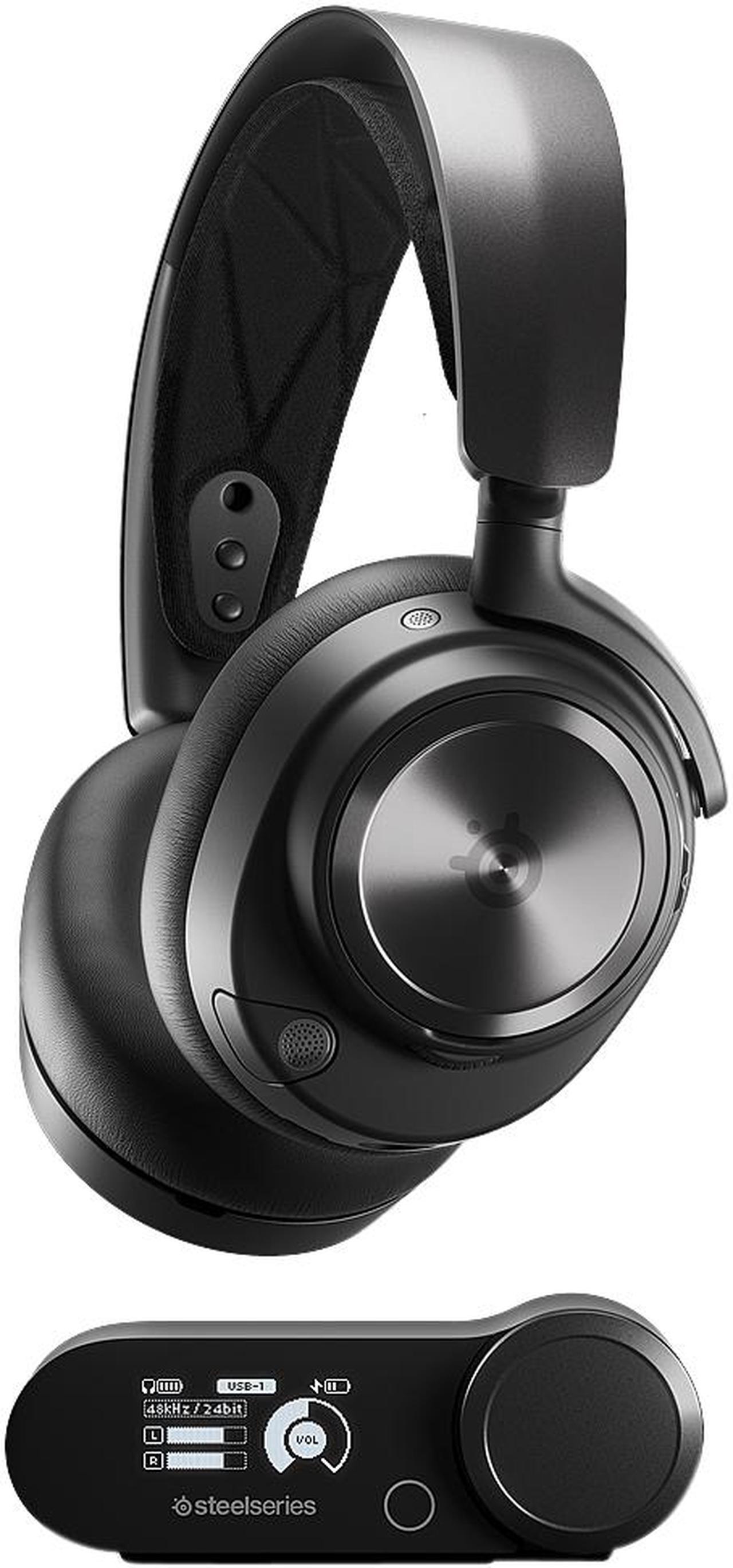 Main image of SteelSeries Arctis Nova Pro Wireless Multi-System Gaming Headset - Premium Hi-Fi Drivers - Active Noise Cancellation - Infinity Power System - Stealth Retractable Mic - PC, PS5/PS4, Switch, Mobile