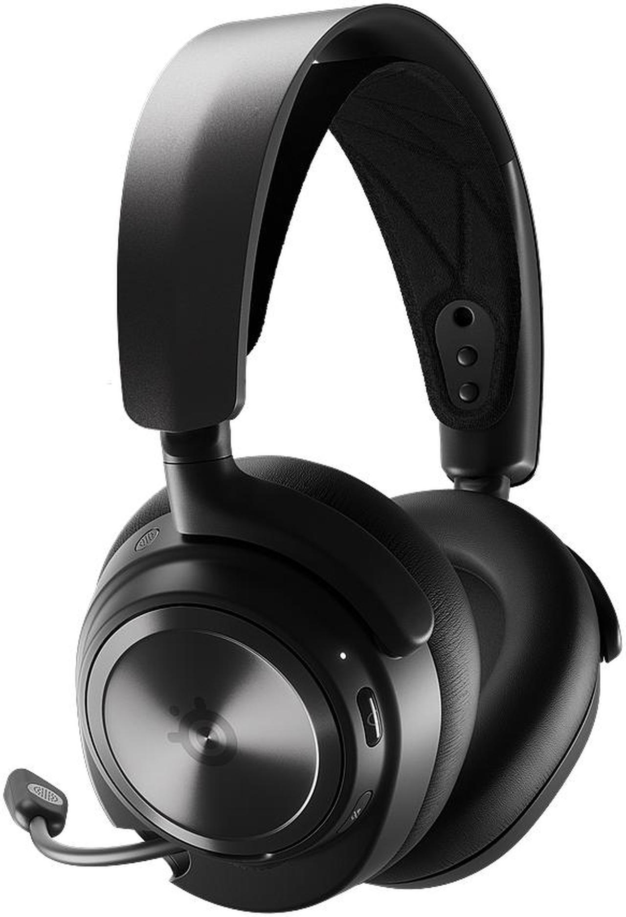 Alt view image 2 of 4 - SteelSeries Arctis Nova Pro Wireless Multi-System Gaming Headset - Premium Hi-Fi Drivers - Active Noise Cancellation - Infinity Power System - Stealth Retractable Mic - PC, PS5/PS4, Switch, Mobile