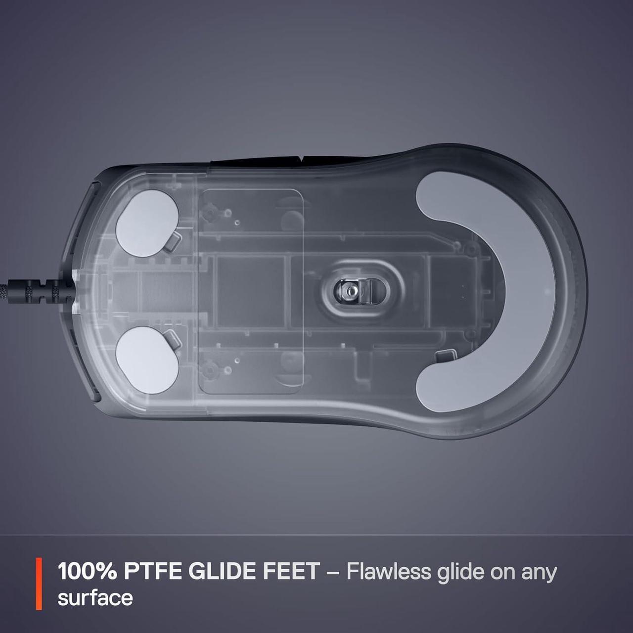 Alt view image 8 of 8 - SteelSeries Rival 3 Gen 2 Gaming Mouse — 8500 DPI TrueMove Core Optical Sensor, 60 Million Click Durability, Low Latency, 77g Lightweight, 100% PTFE Feet, RGB — Black