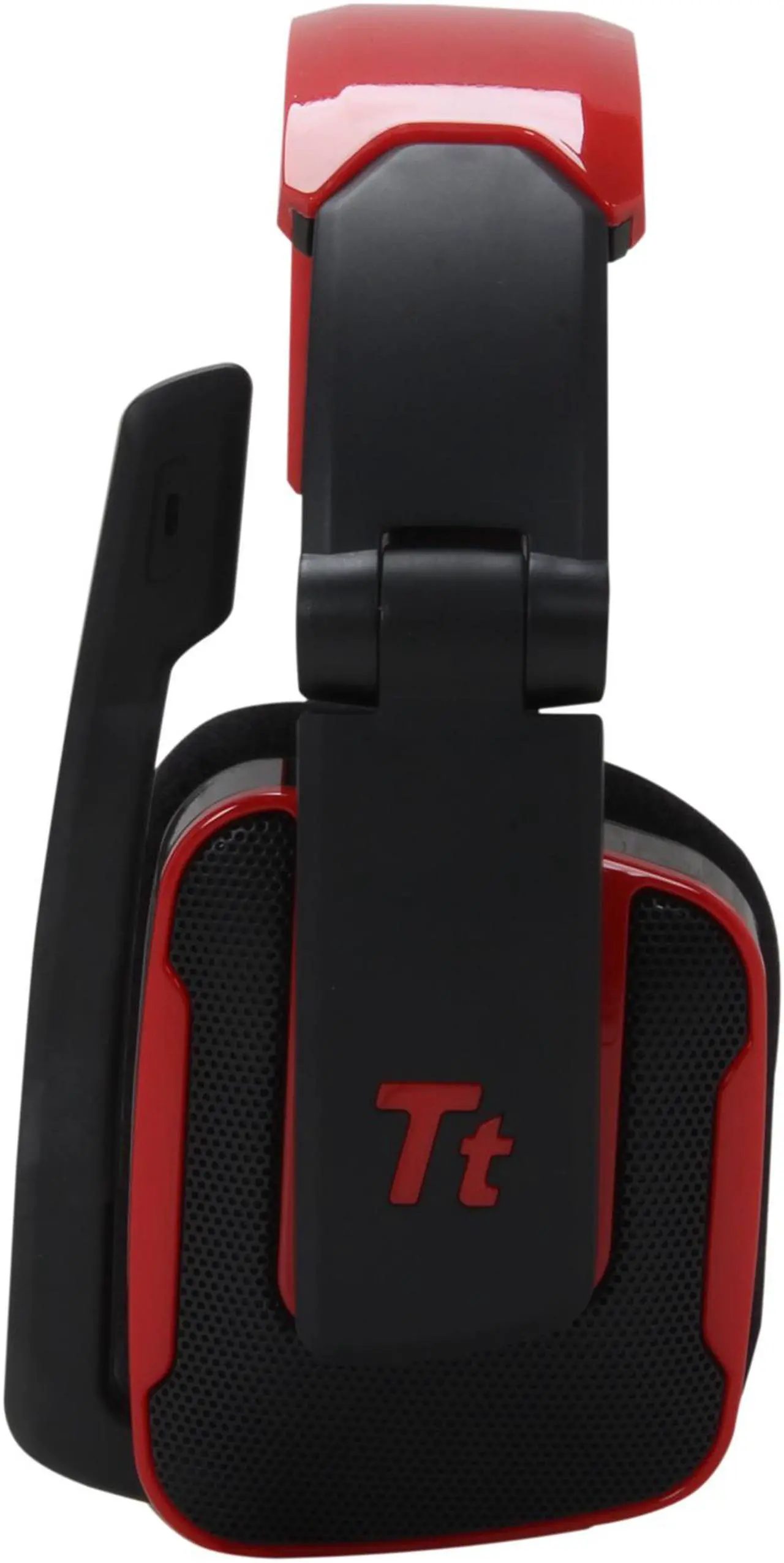 Alt view image 3 of 8 - Tt eSPORTS SHOCK 3.5mm x2 Connector Headset - Blasting Red