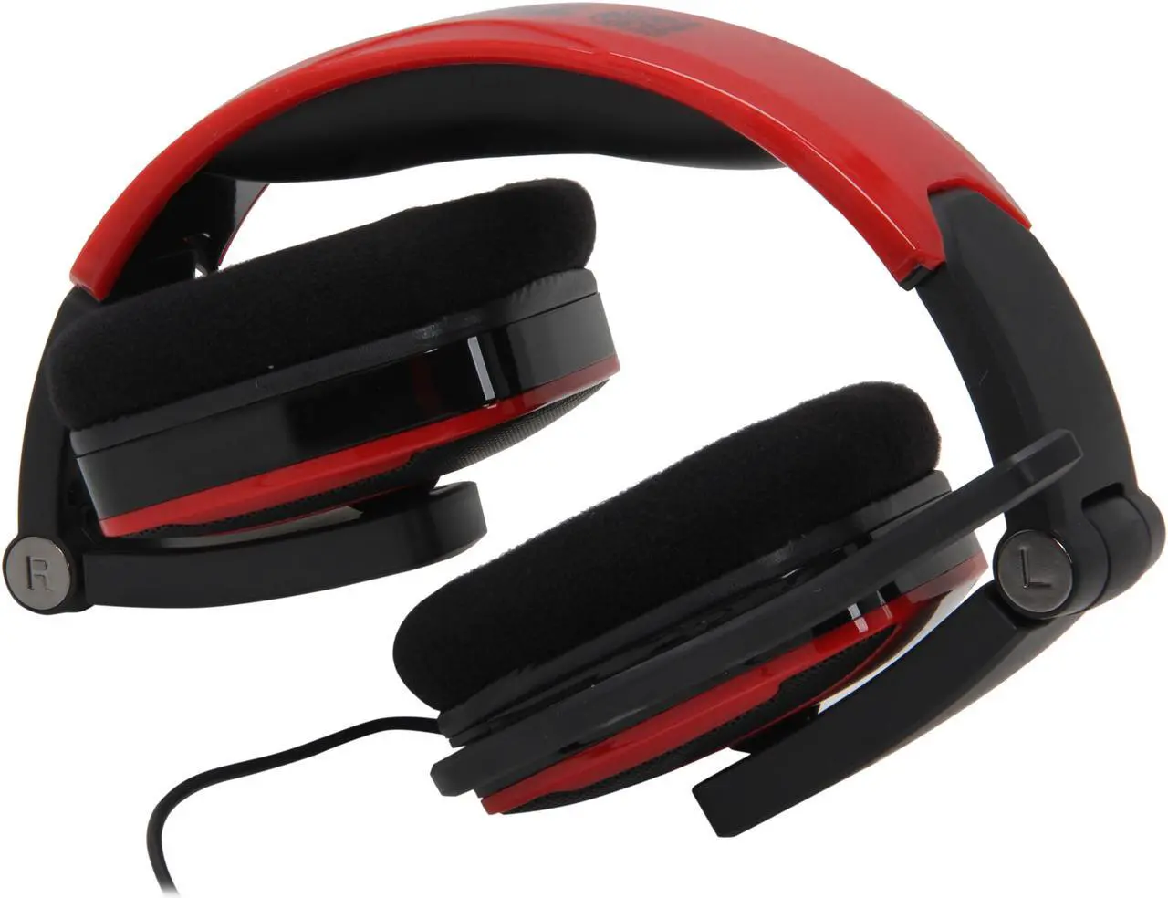 Alt view image 6 of 8 - Tt eSPORTS SHOCK 3.5mm x2 Connector Headset - Blasting Red