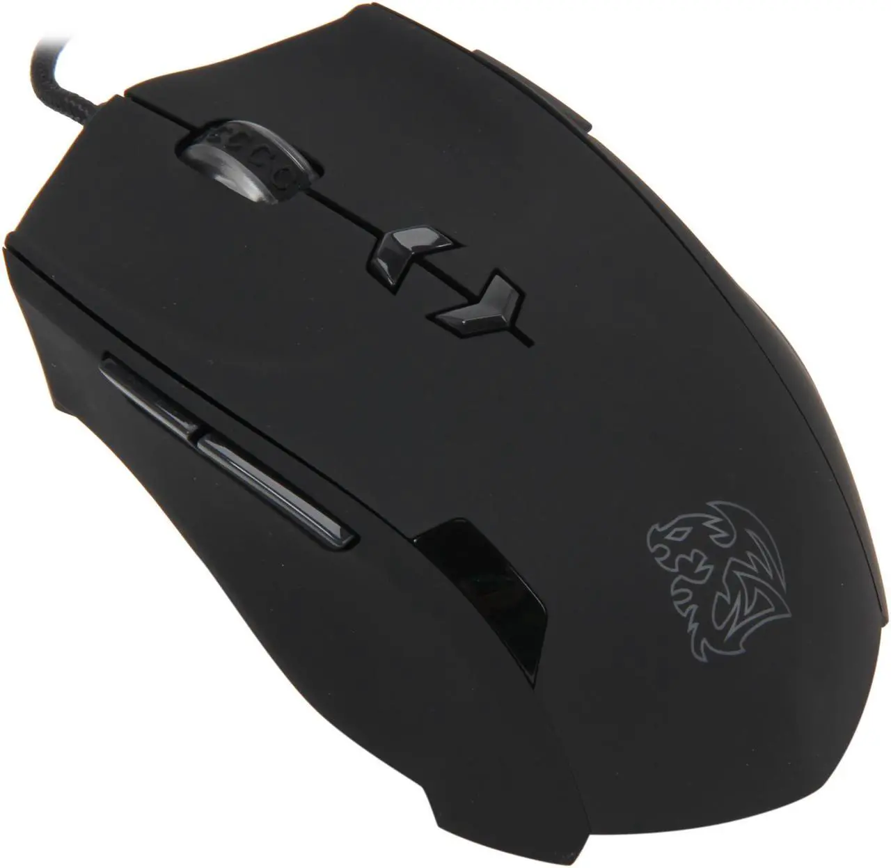 Alt view image 8 of 13 - Tt eSPORTS THERON MO-TRN006DT Black 1 x Wheel USB Wired Laser Gaming Mouse