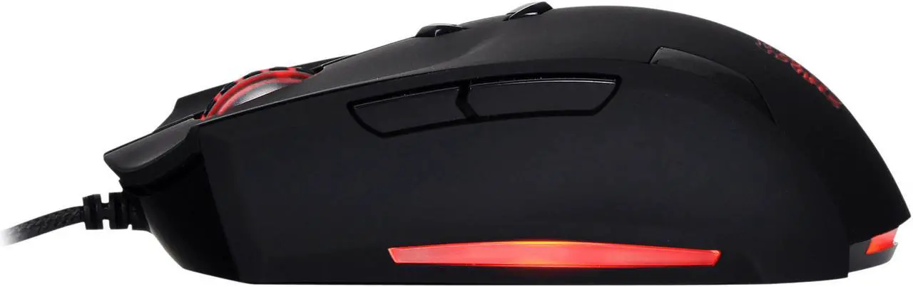 Alt view image 6 of 13 - Tt eSPORTS THERON MO-TRN006DT Black 1 x Wheel USB Wired Laser Gaming Mouse