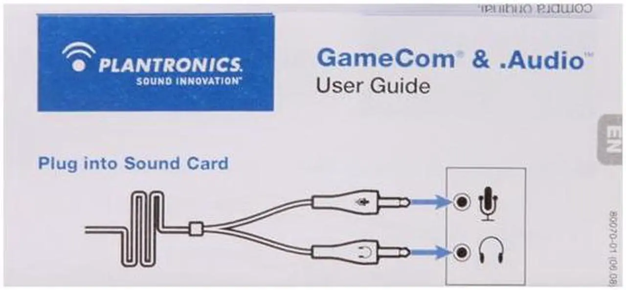 Alt view image 9 of 10 - PLANTRONICS GameCom 367 Closed-ear 3.5mm Circumaural Stereo Headset