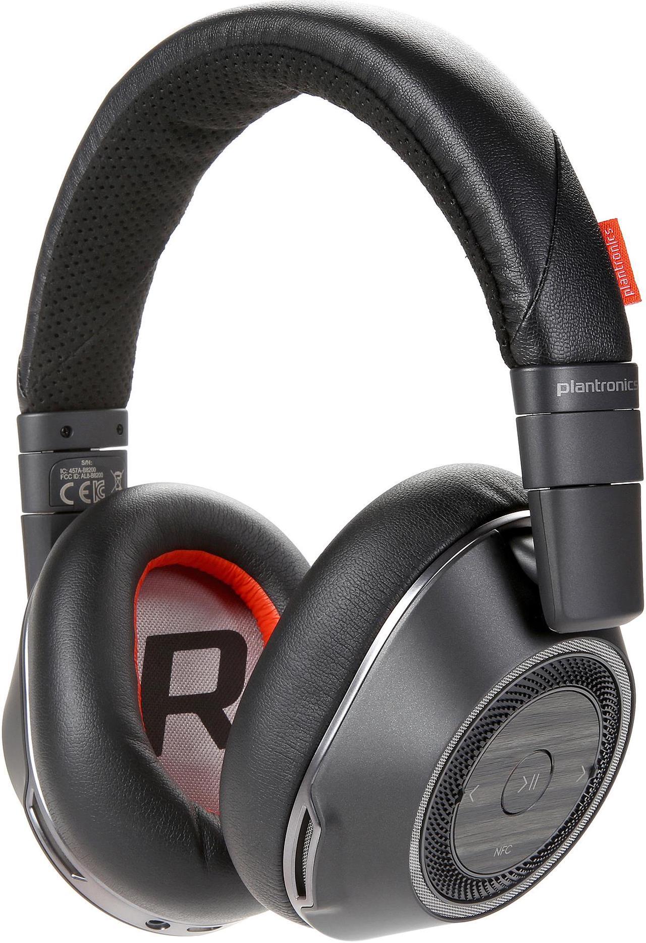 Main image of Plantronics - Voyager 8200 UC (Poly) - Bluetooth Dual-Ear (Stereo) Headset - USB-A Compatible to connect to your PC and Mac - Works with Teams, Zoom & more - Dual-Mode Active Noise Canceling