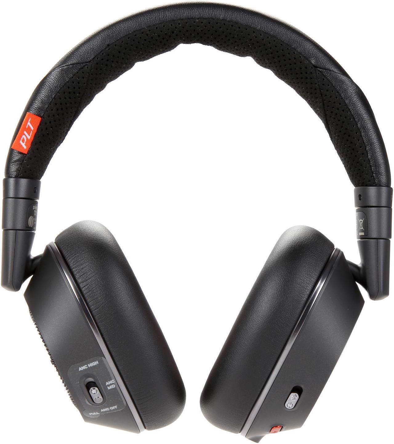 Alt view image 3 of 9 - Plantronics - Voyager 8200 UC (Poly) - Bluetooth Dual-Ear (Stereo) Headset - USB-A Compatible to connect to your PC and Mac - Works with Teams, Zoom & more - Dual-Mode Active Noise Canceling