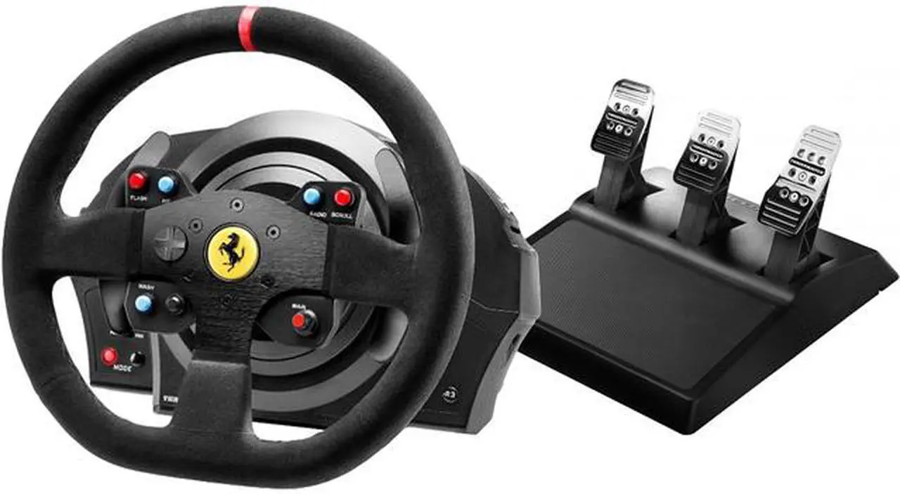 Main image of Thrustmaster T300 Ferrari Integral RW Alcantara Edition Racing Wheel (PS5, PS4)