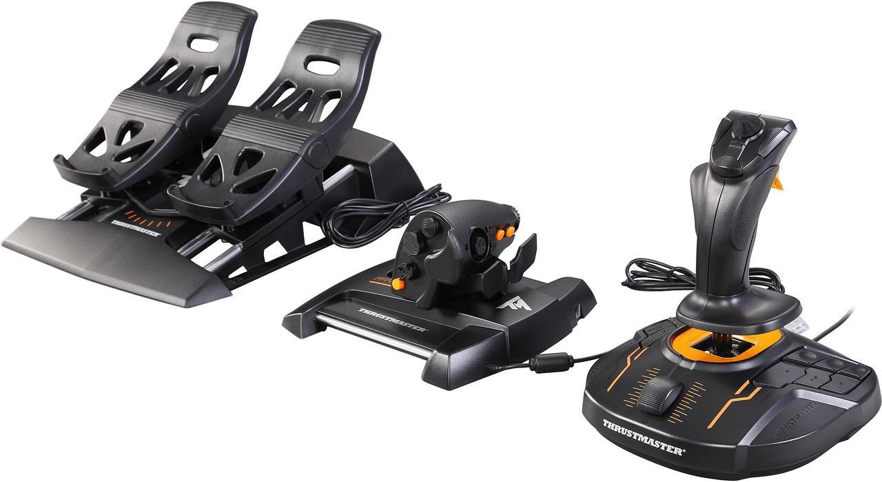 Thrustmaster T.16000M FCS Flight Pack: Joystick, Throttle and Rudder Pedals for PC